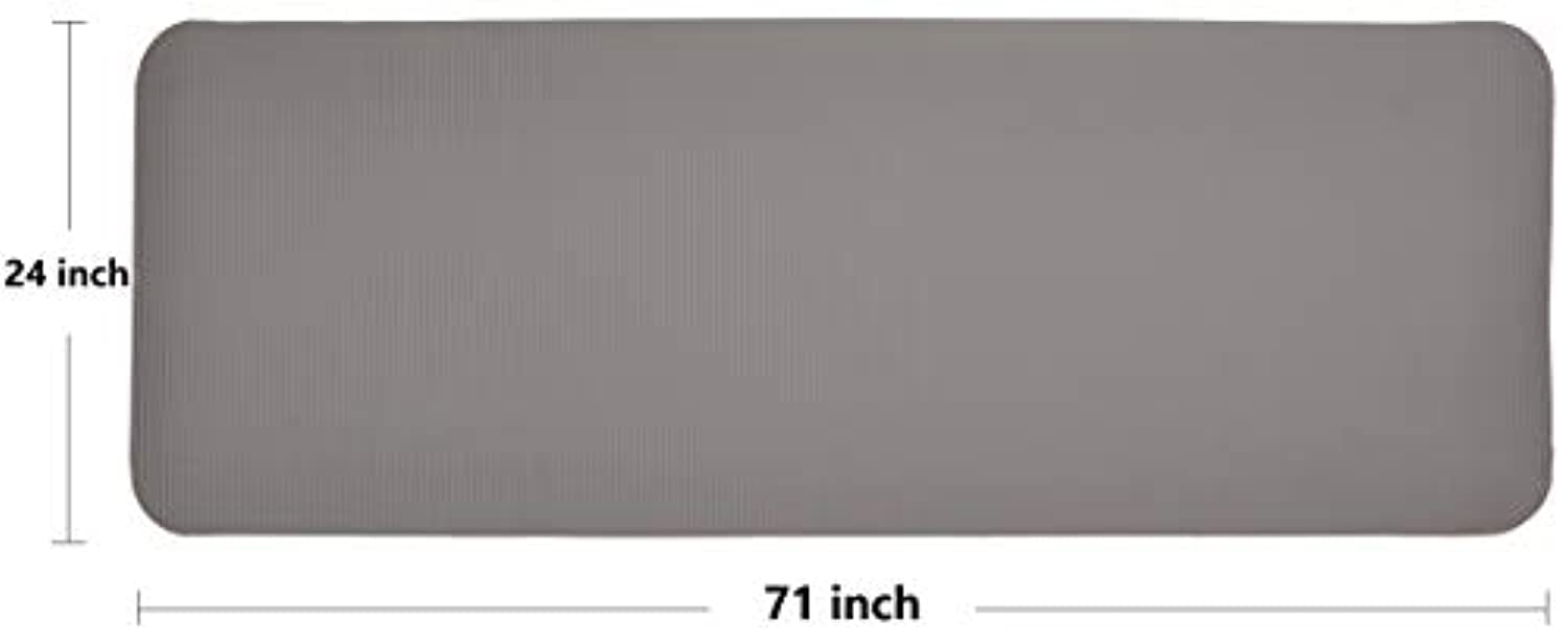 BalanceFrom, Colchoneta multiuso para practicar yoga y arrodillarse, 1/2 in de grosor, extragruesa, alta densidad, antirrotura con correa de transporte