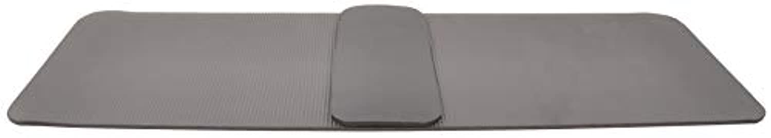 BalanceFrom, Colchoneta multiuso para practicar yoga y arrodillarse, 1/2 in de grosor, extragruesa, alta densidad, antirrotura con correa de transporte