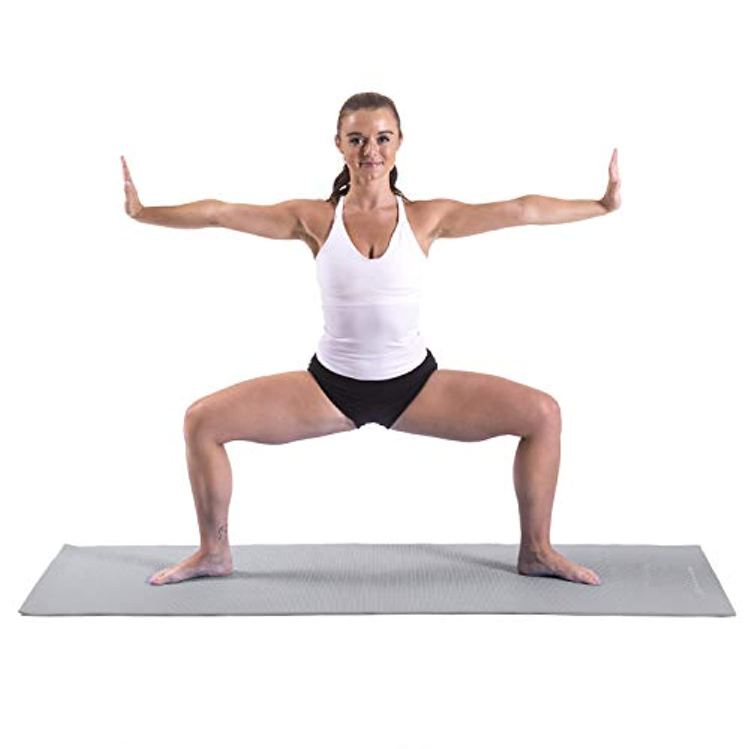 ProsourceFit - Esterilla de ejercicio para yoga (6mm de grosor, con correas de transporte, antideslizante)