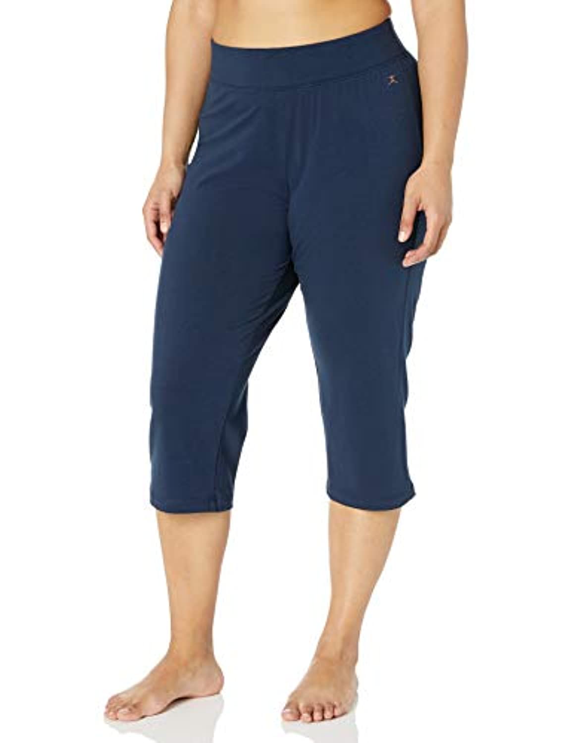 Danskin Pantalón de yoga de ajuste elegante, para mujer
