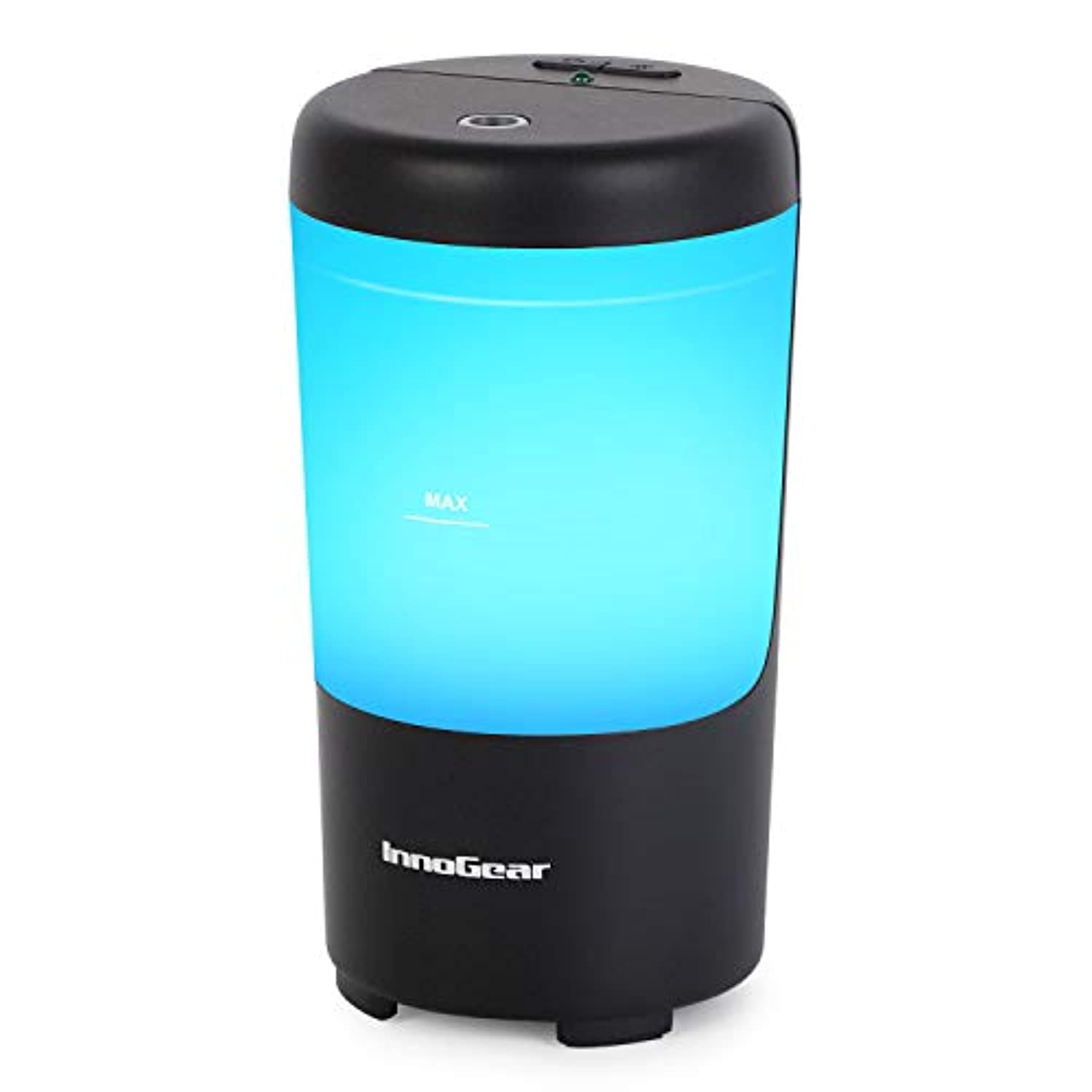InnoGear - Difusor USB para coche, difusor de aromaterapia, difusor de aceite esencial, humidificador de coche con niebla fría para vehículo con función de apagado automático sin agua