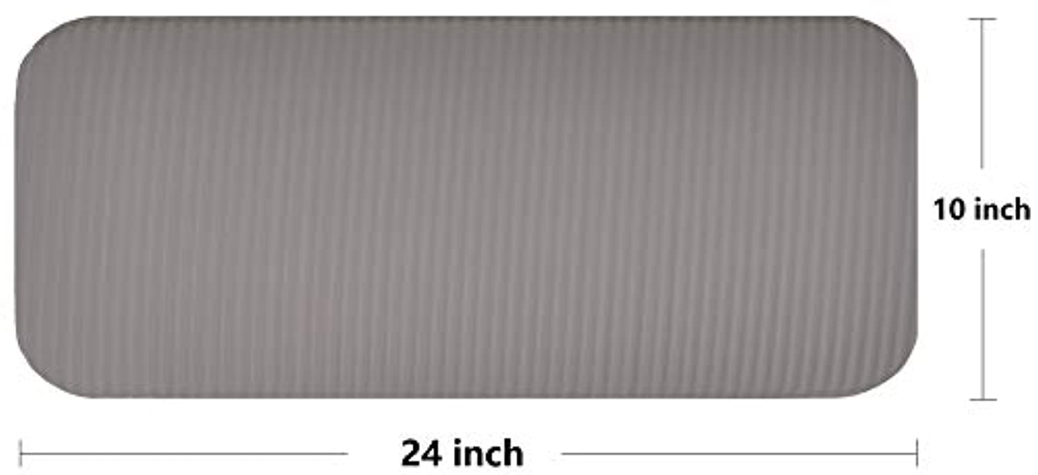 BalanceFrom, Colchoneta multiuso para practicar yoga y arrodillarse, 1/2 in de grosor, extragruesa, alta densidad, antirrotura con correa de transporte