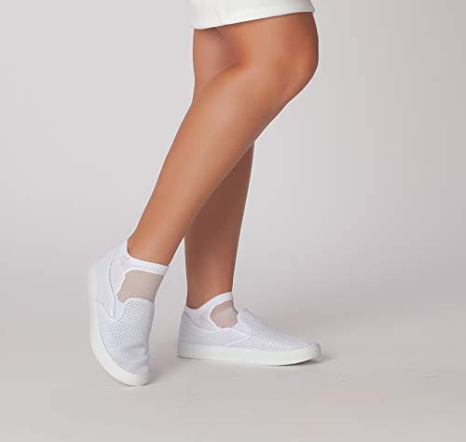Shashi - Calcetines de malla para pilates y yoga, antideslizantes, 3 unidades, S / 5.5-7.5