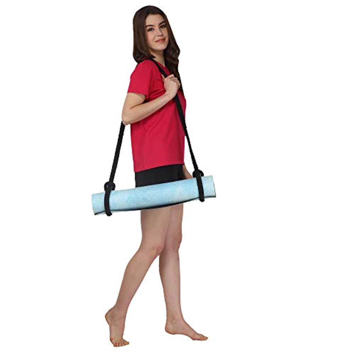 RAJRANG Traer RAJASTHAN To You - Correa para Tapete de yoga, duradera, estilo boho macramé, para toalla de playa, extra larga