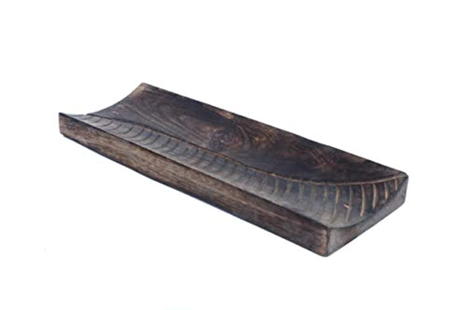 Kaizen Casa - Placa para quemador de incienso de madera, soporte para velas de cenizas, accesorio para decoración del hogar y regalo de inauguración de la casa