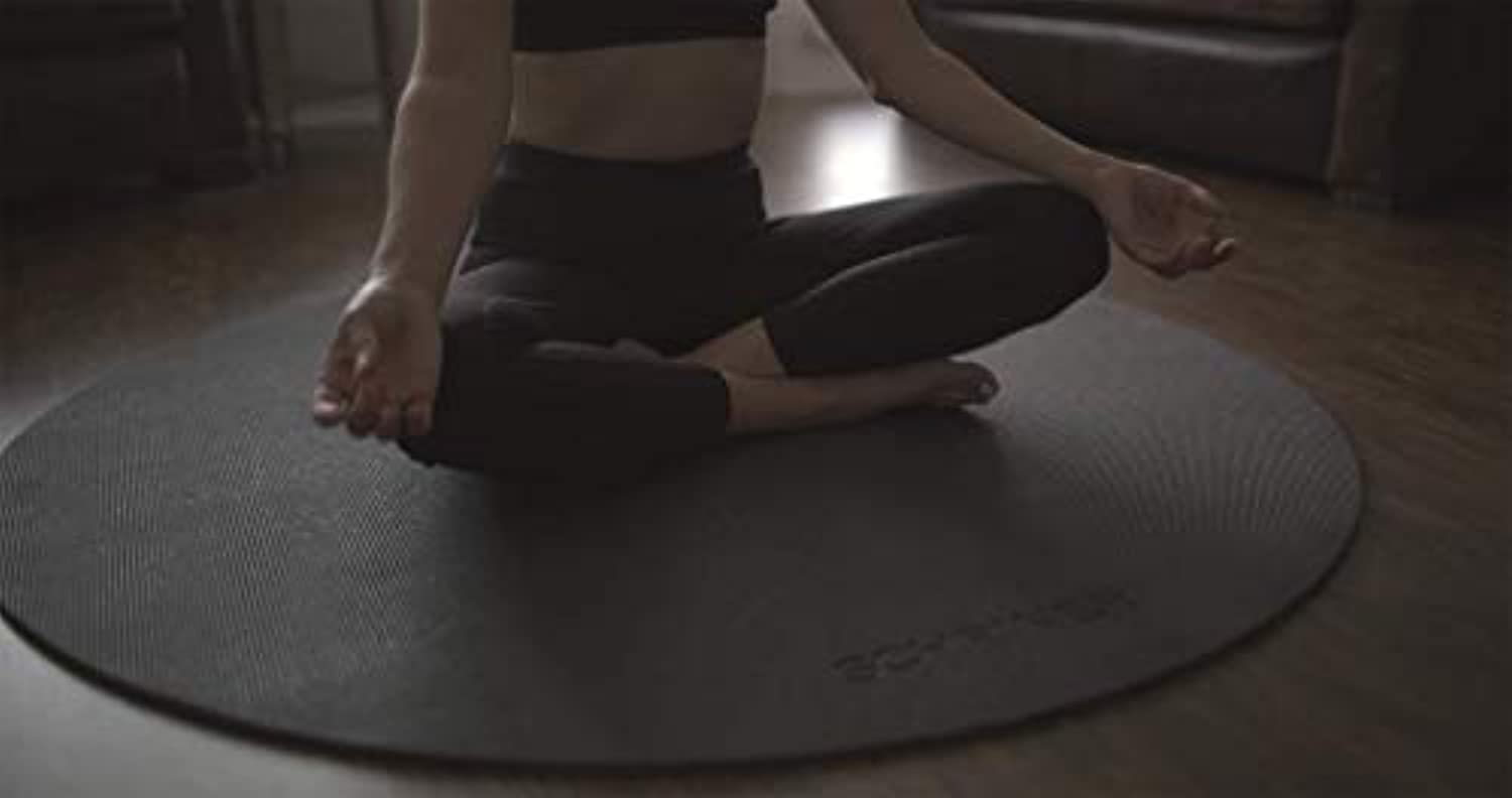 SCHRINER Pro - Esterilla de meditación (0.157 x 0.315 in), diseño de pies descalzos