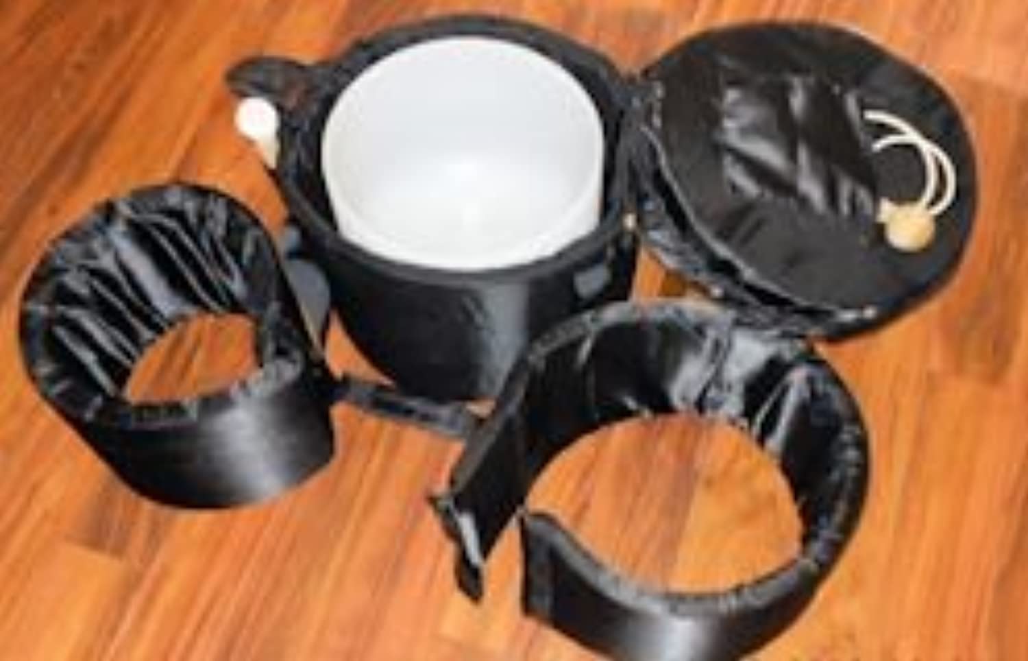 tazón tibetano de vidrio (Bolsa de transporte para tamaños 7