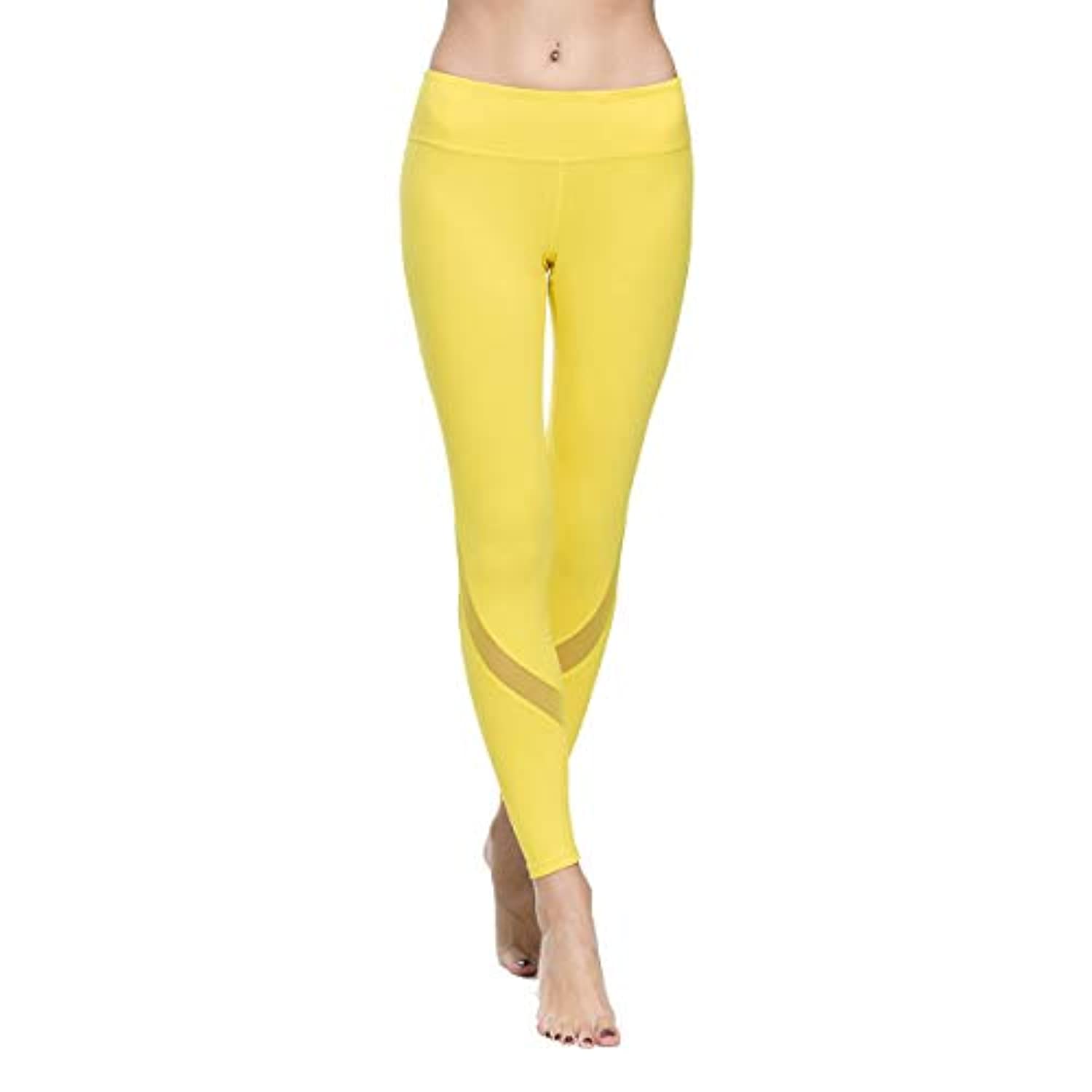 ONGASOFT Pantalones de yoga para mujer de cintura alta, 4 vías suaves y elásticos con bolsillo