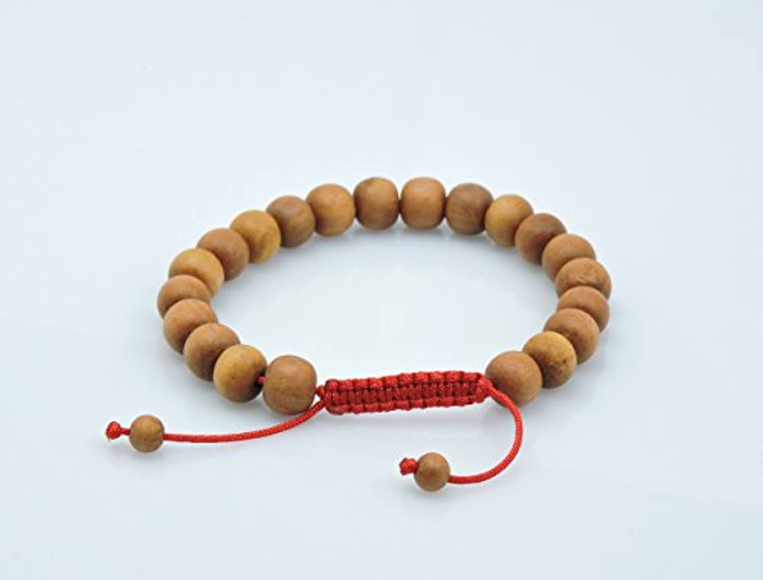 Pulsera de madera tibetana Mala para meditación