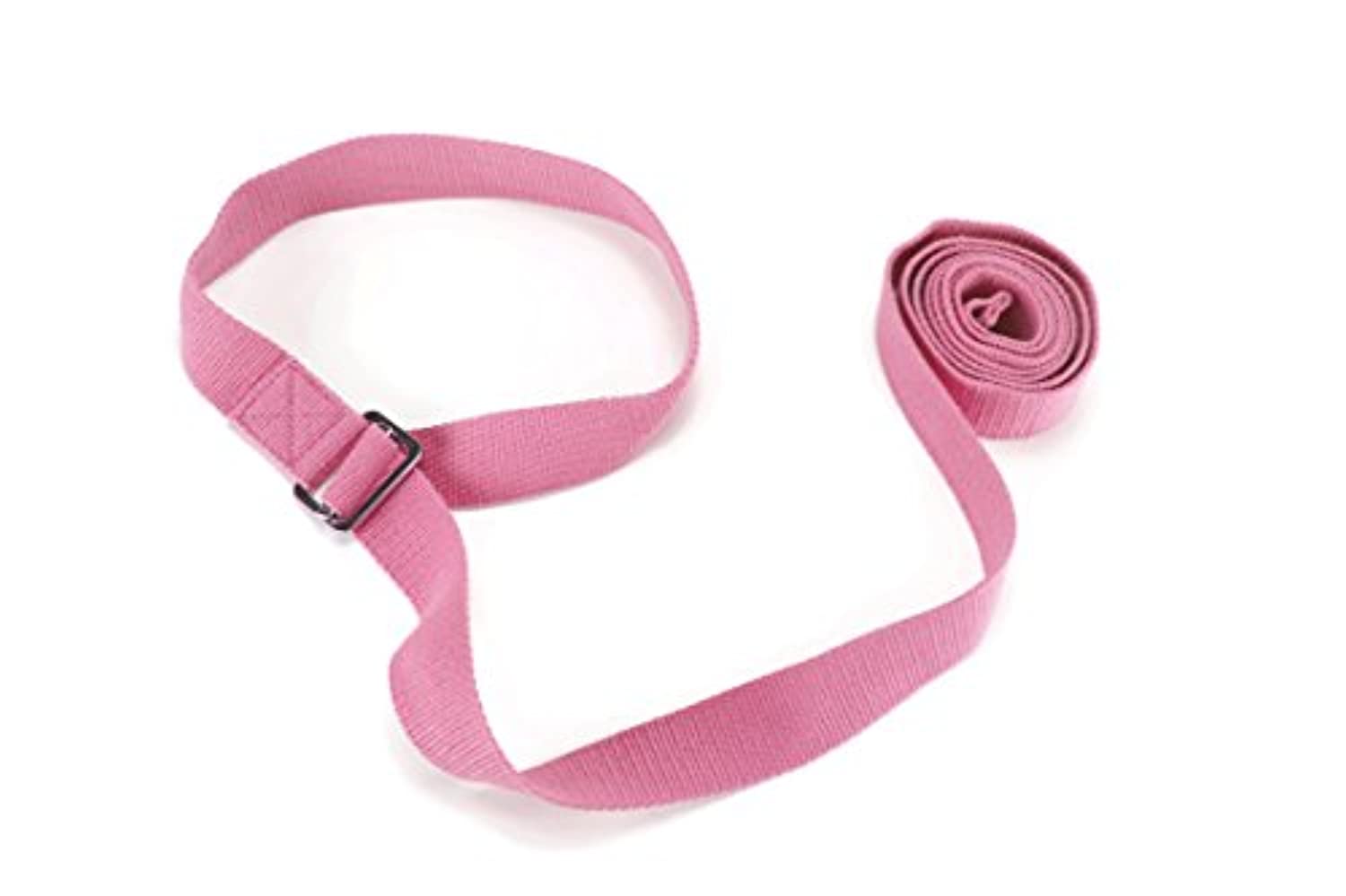 Correa de yoga degradado, hebilla de fácil alimentación sin fricción, correas de mezcla de algodón y poliéster súper suave, guía electrónica. (8 pies)