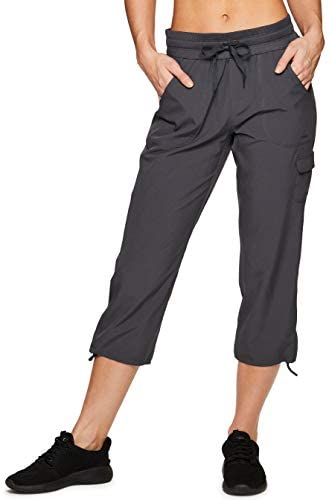 RBX Active - Pantalón capri con cordón para mujer