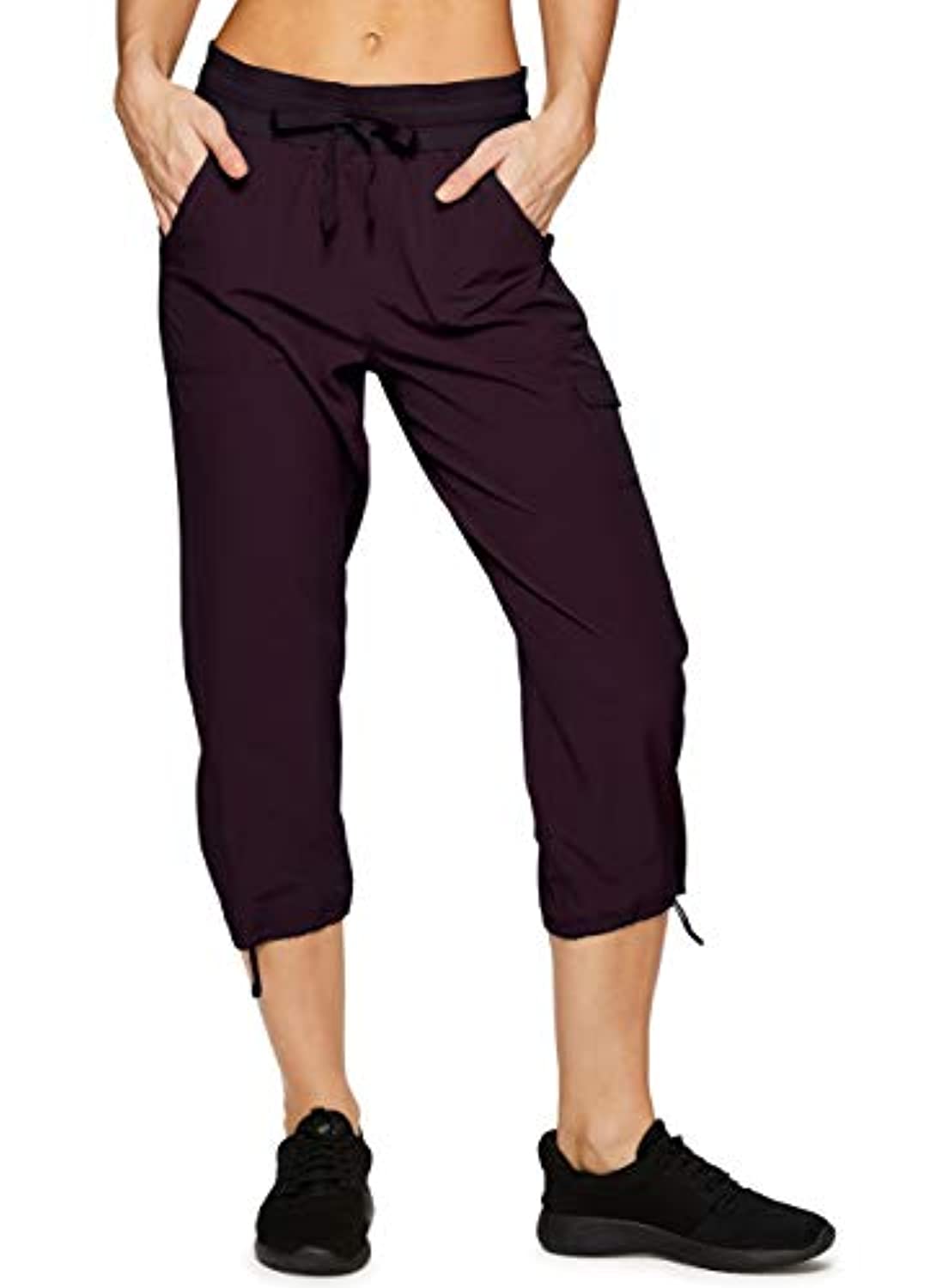 RBX Active - Pantalón capri con cordón para mujer