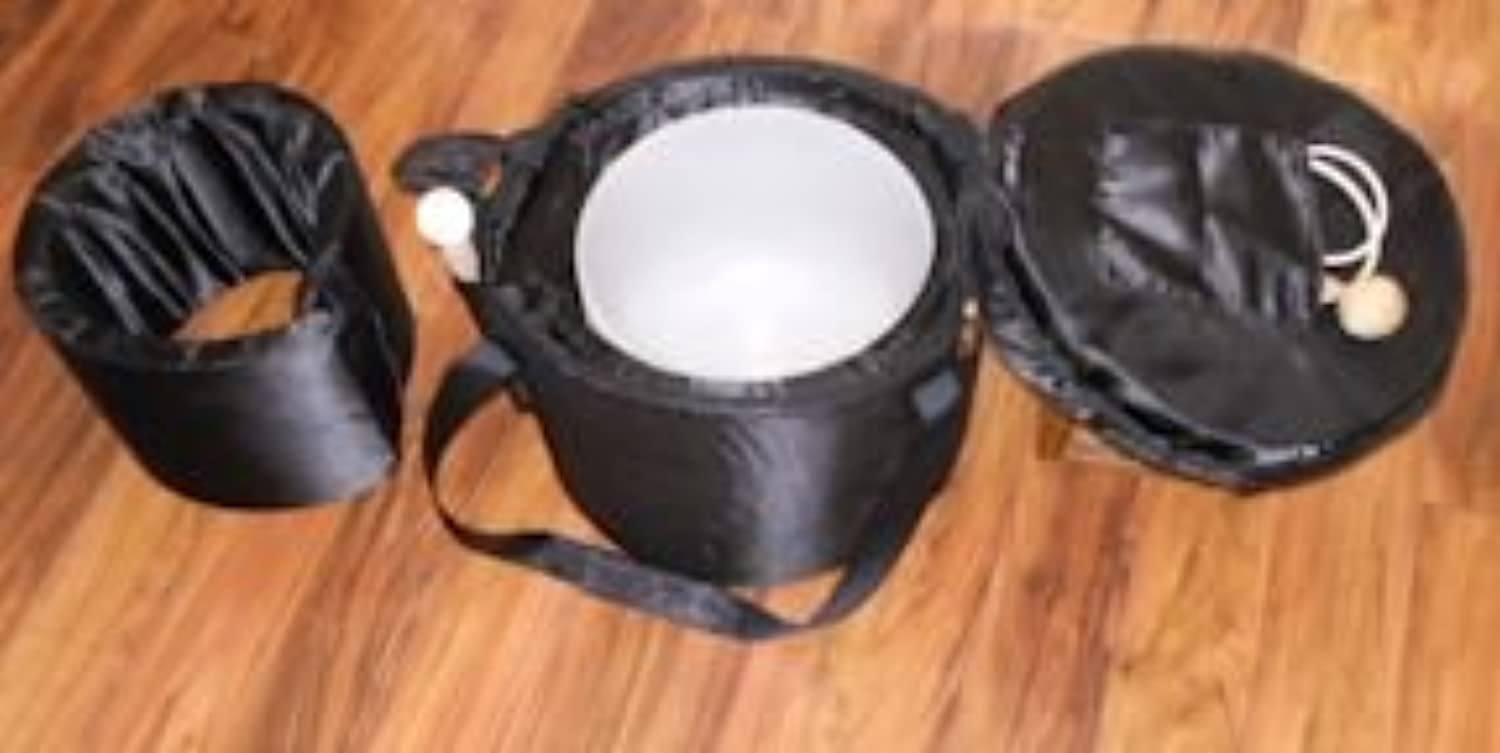 tazón tibetano de vidrio (Bolsa de transporte para tamaños 7
