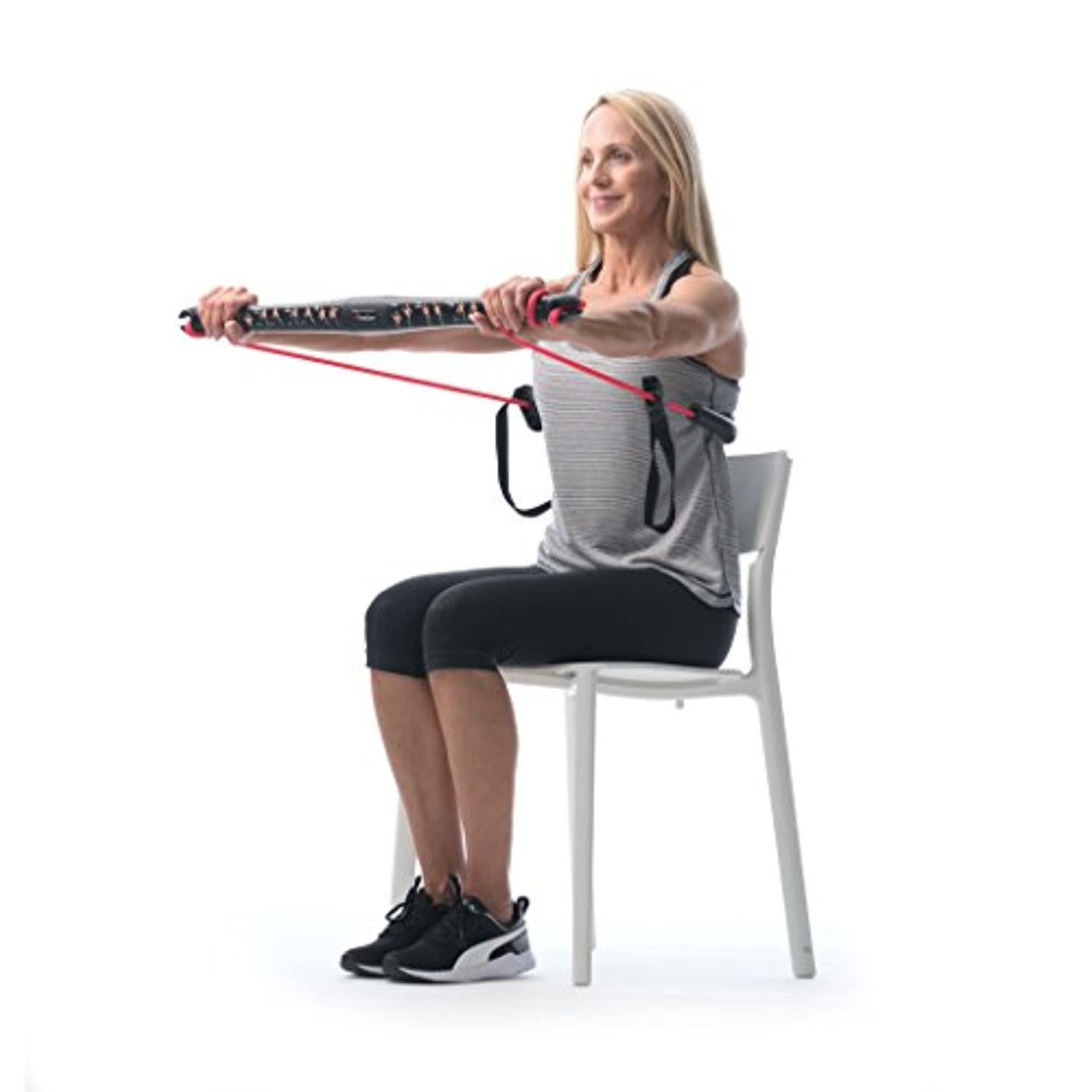 OFICIAL - Sistema BodyGym Core con Marie Osmond - Gimnasio portátil para casa, para fuerza y resistencia