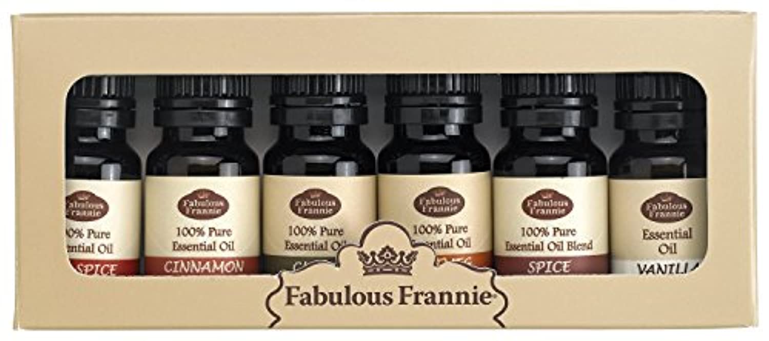 Juego de aceites esenciales de otoño 100% puros: pimienta inglesa, canela, clavo de especia, nuez moscada, vainilla, mezcla de especias. Ideal para aromaterapia