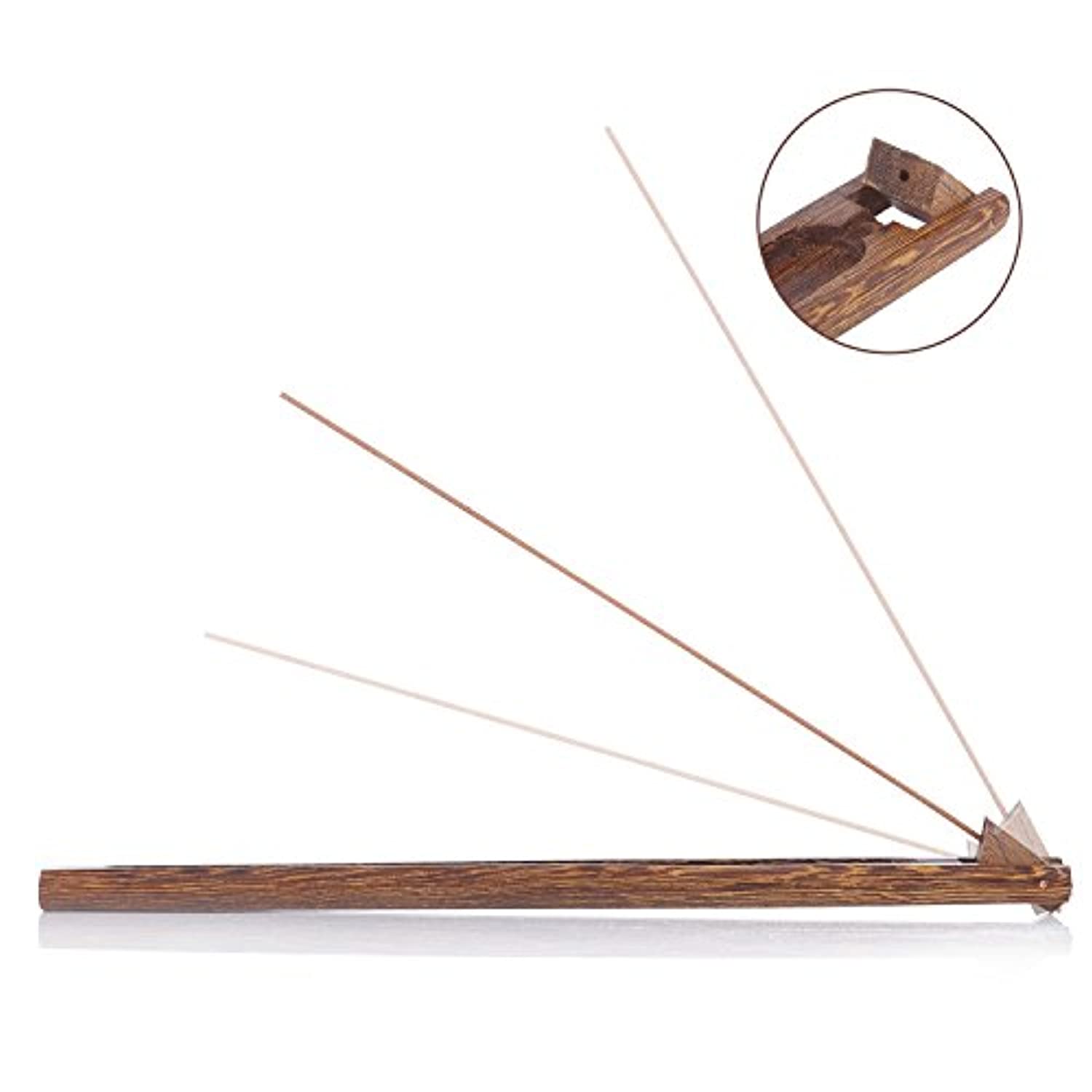UOON - Quemador de incienso de madera con ángulo ajustable
