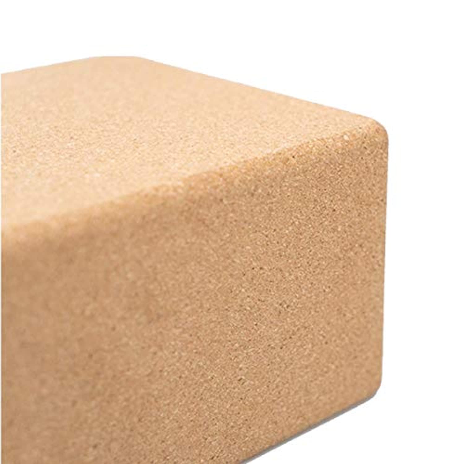 EFFYLIFE Bloque de yoga de corcho – Natural Eco Yoga Ladrillo | Bloque de yoga de alta densidad sostenible para ejercicios de madera para yoga, meditación, pilates, estiramiento (9
