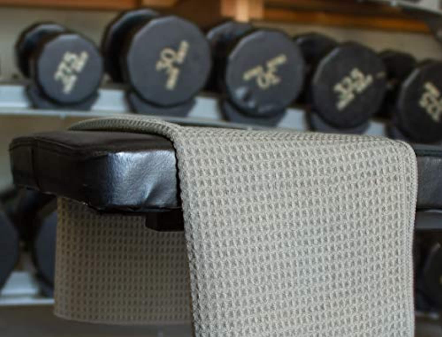 S&T Inc. - Toallas de microfibra para gimnasio (12.70 oz/m², 6 unidades, 16.0 x 27.0 in)