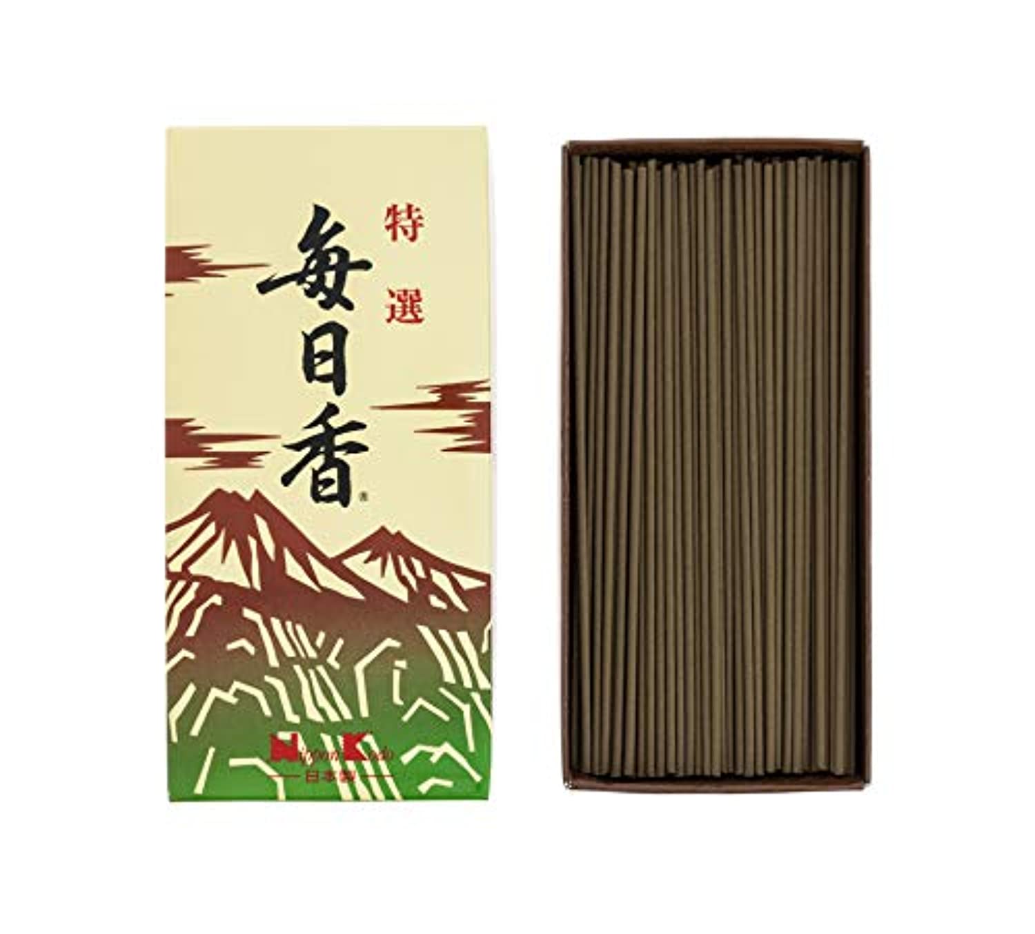 MAINICHI-KOH Kyara Deluxe 300 varillas de NIPPON KODO, incienso de calidad japonesa desde 1575
