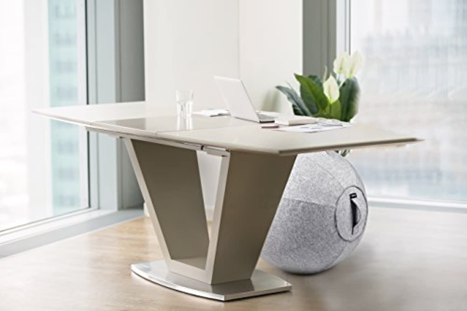 Silla de bola de estabilidad para la oficina – Asiento ergonómico/Parto Embarazo/Yoga Equilibrio Estabilidad Ejercicio Fitness