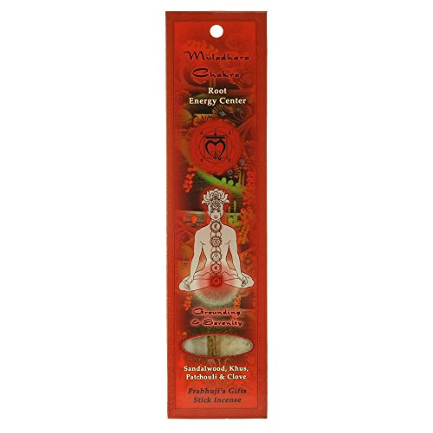 Regalos de la prabhuji – Stick Incienso para el chakra Svadhisthana Sensualidad & creatividad, Marrón, 1