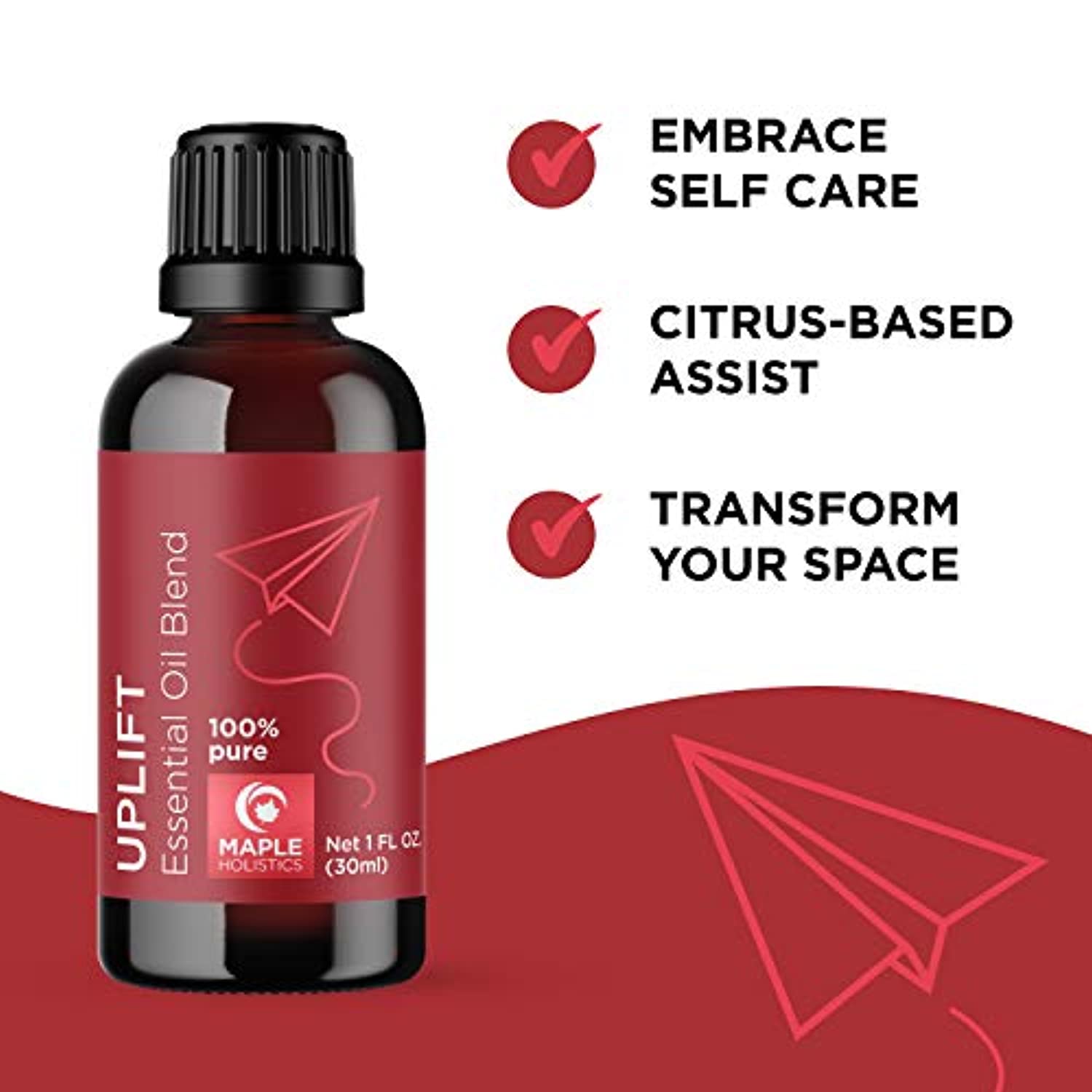 Happiness Aceite Esencial Levantamiento del estado de ánimo, mezclas de aceites esenciales para difusor con aceite esencial Ylang-Ylang, aceites esenciales calmantes, mezcla de aceites esenciales para mejorar el estado de ánimo y aliviar la fatiga