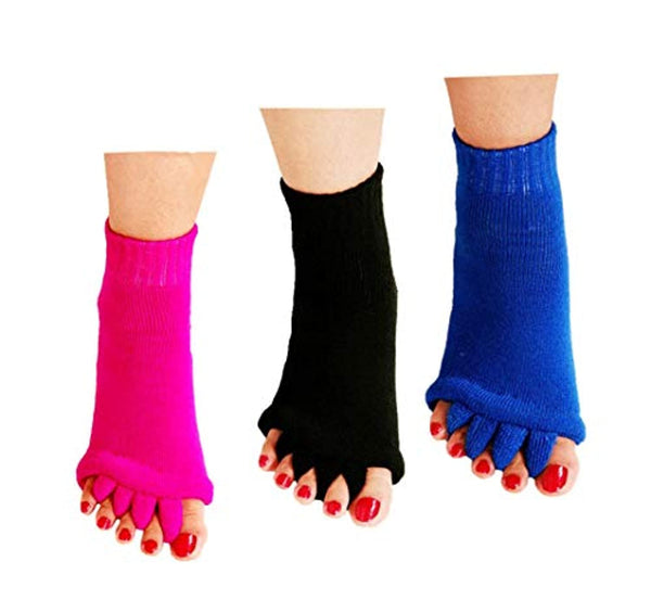 Yoga Deportes Gimnasio Five Finger Toe Offense Separadores Alineación Dolor  Salud naranja Hugo Calcetines Five Fingers