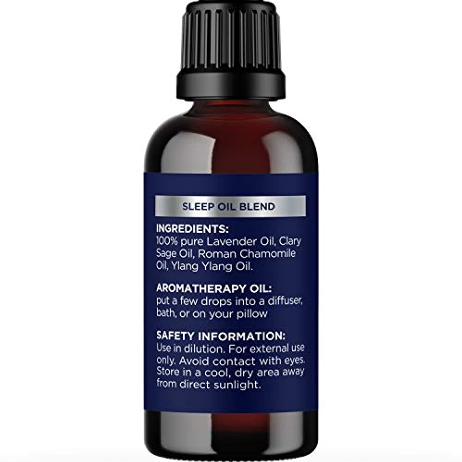 Aceites esenciales aromaterapia Sleep Aid – Pure Ylang Ylang manzanilla salvia y lavanda Aceites esenciales para difusor – Apoyo al estado de ánimo Aceites de aromaterapia para aliviar el estrés Ayuda al sueño Alivio de ansiedad natural