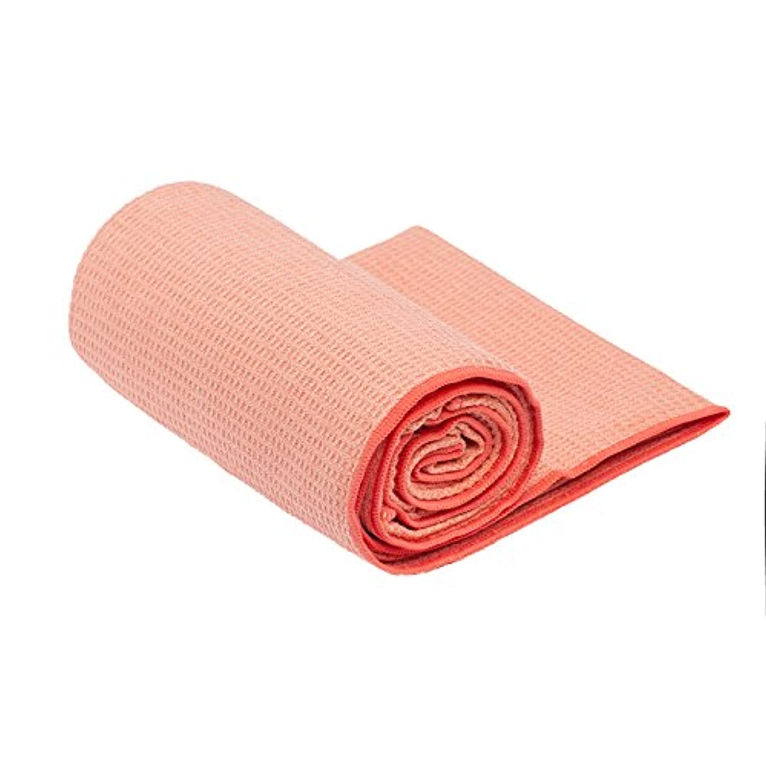 Shandali toalla de yoga caliente – toalla de yoga Stickyfiber – tamaño mate, microfibra, super absorbente, antideslizante, libre de lesiones, 24