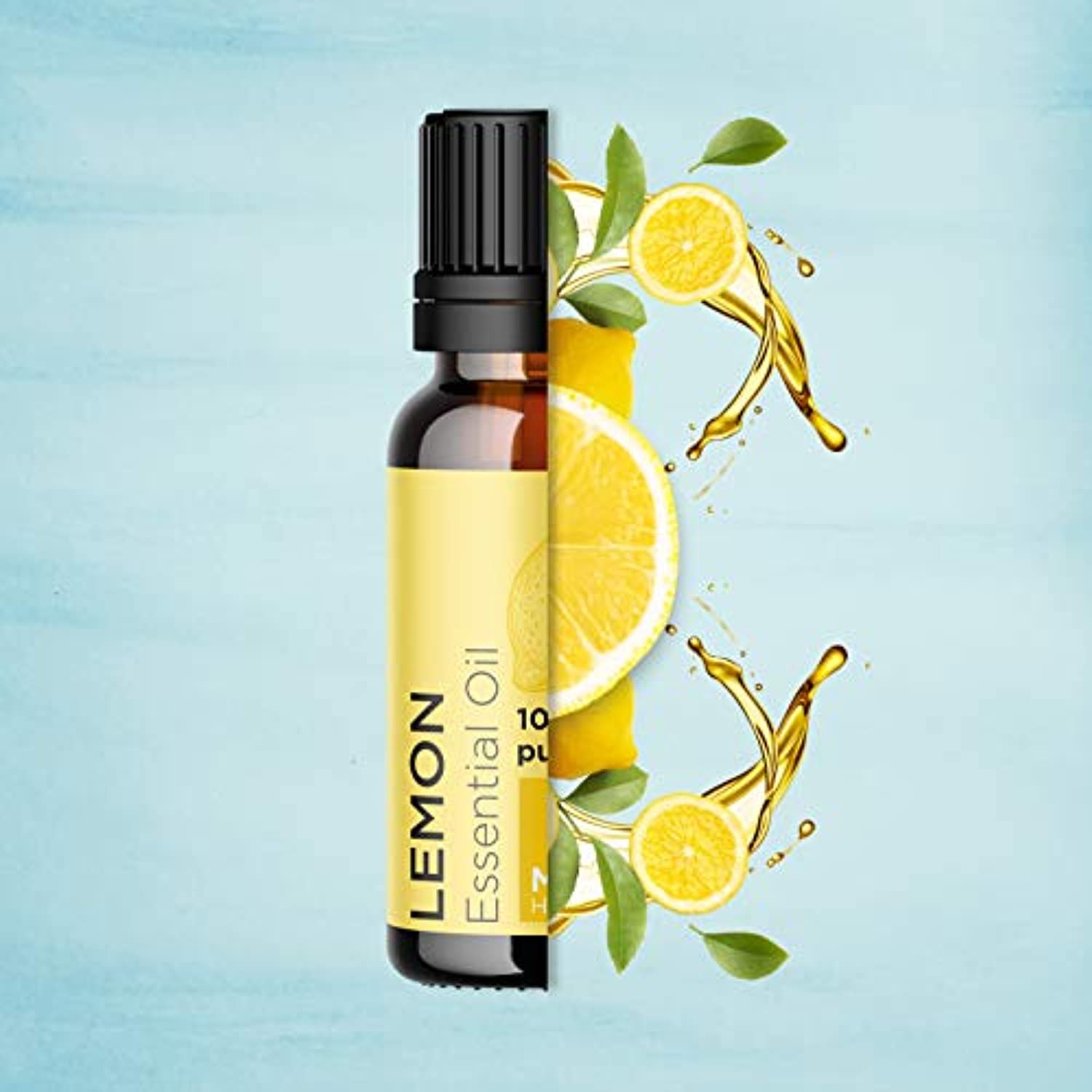 Juego de aceites esenciales 100% puro grado terapéutico – aromaterapia esencial lavanda árbol de té eucalipto romero limón menta naranja y limón – pelo uñas naturales salud y belleza
