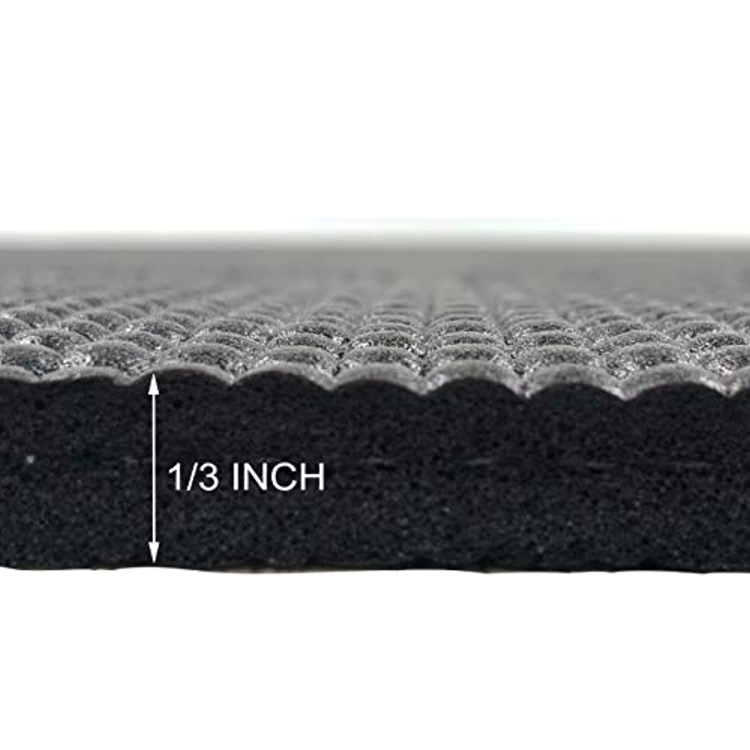 SCHRINER Pro - Esterilla de meditación (0.157 x 0.315 in), diseño de pies descalzos