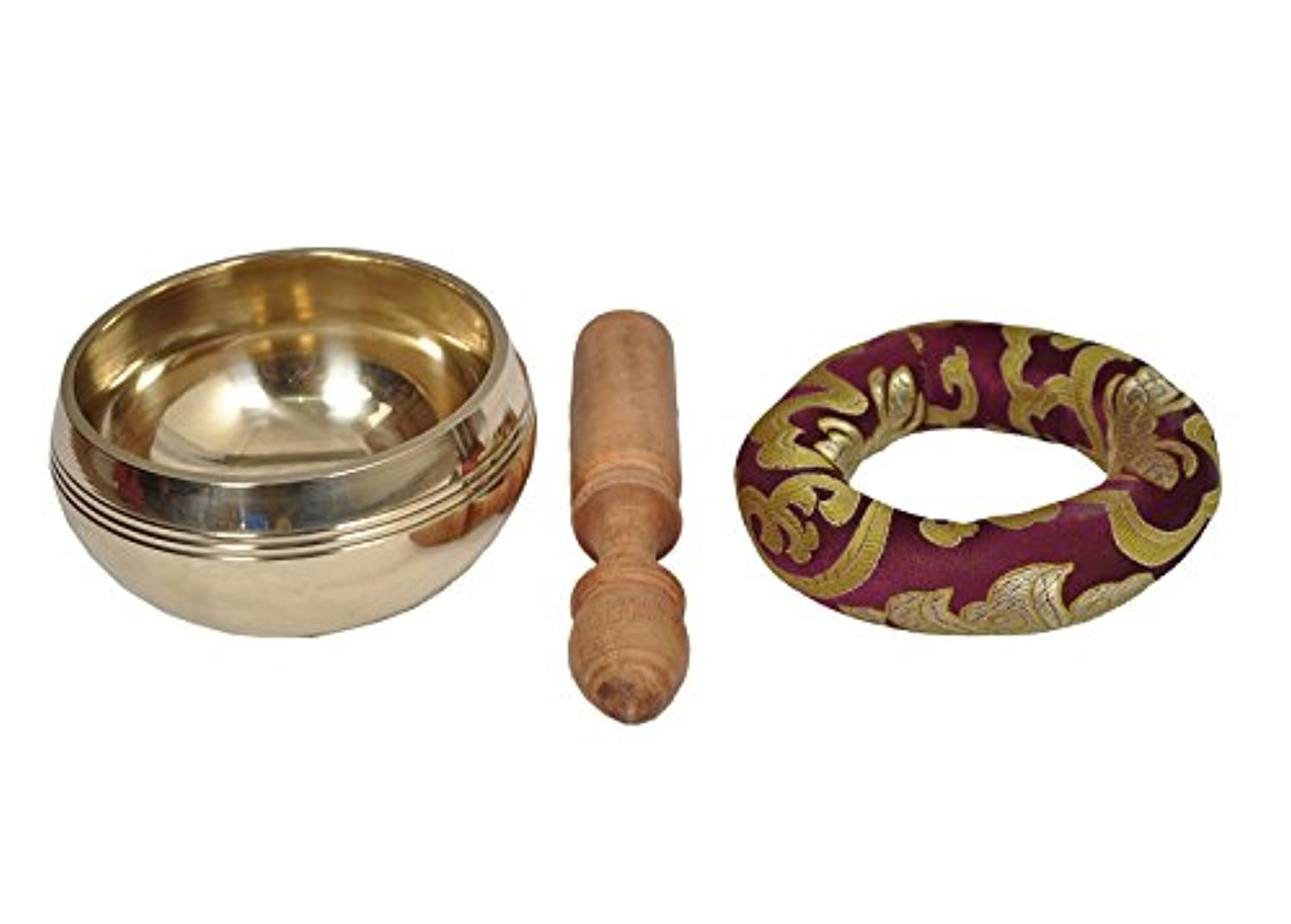 Store – Dharma – Cuenco Tibetano de meditación tibetano con Mallet & Seda Cojín