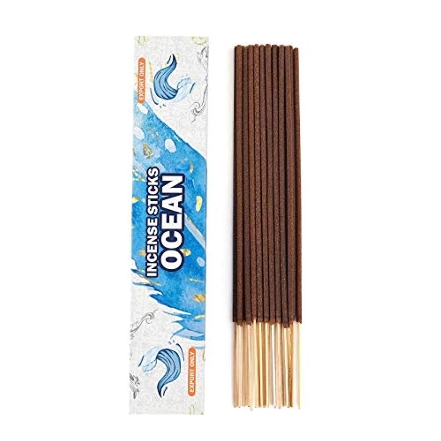 Varillas de incienso de alta calidad, paquete variado de sándalo, jazmín, limón, océano, flor, lavanda para meditación, purificación, yoga, relajación, magia, oración y rituales, 120 varillas