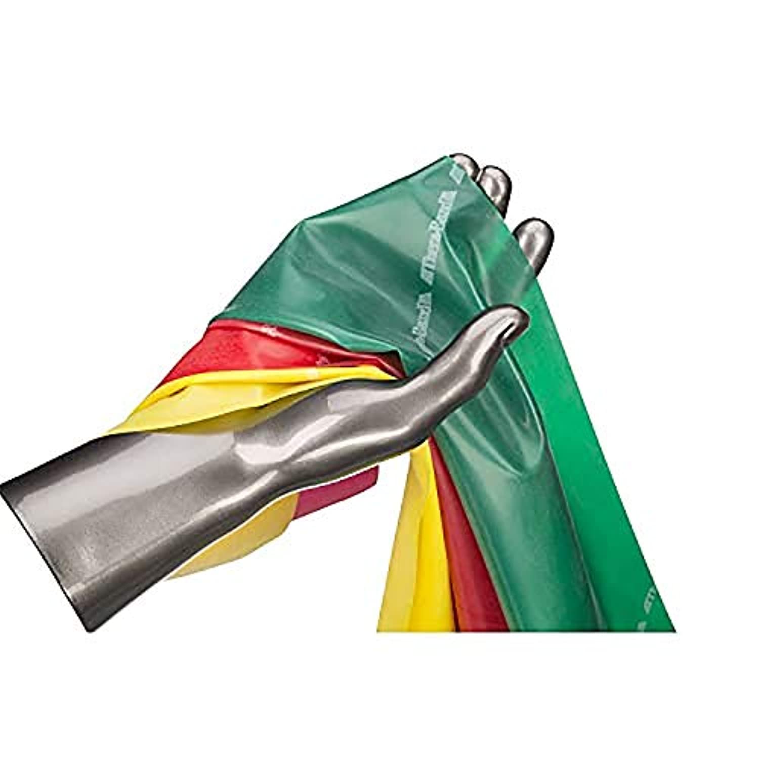 TheraBand Juego de bandas de resistencia de látex, bandas elásticas profesionales para ejercicios de cuerpo superior e inferior, terapia física, pilates, entrenamientos en casa y rehabilitación, .