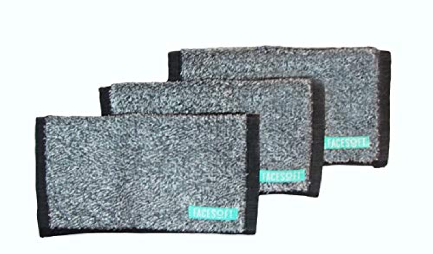 FACESOFT Towel Company: Hypo-Allergenic – Toalla de yoga de algodón perfecto – Antibacteriana – Absolutamente sin fibras sintéticas – 3 unidades