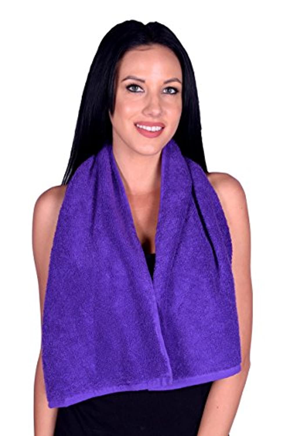 Turquoise Textile - Toalla de yoga (100% algodón turco, 4.7 x 17.3 in)
