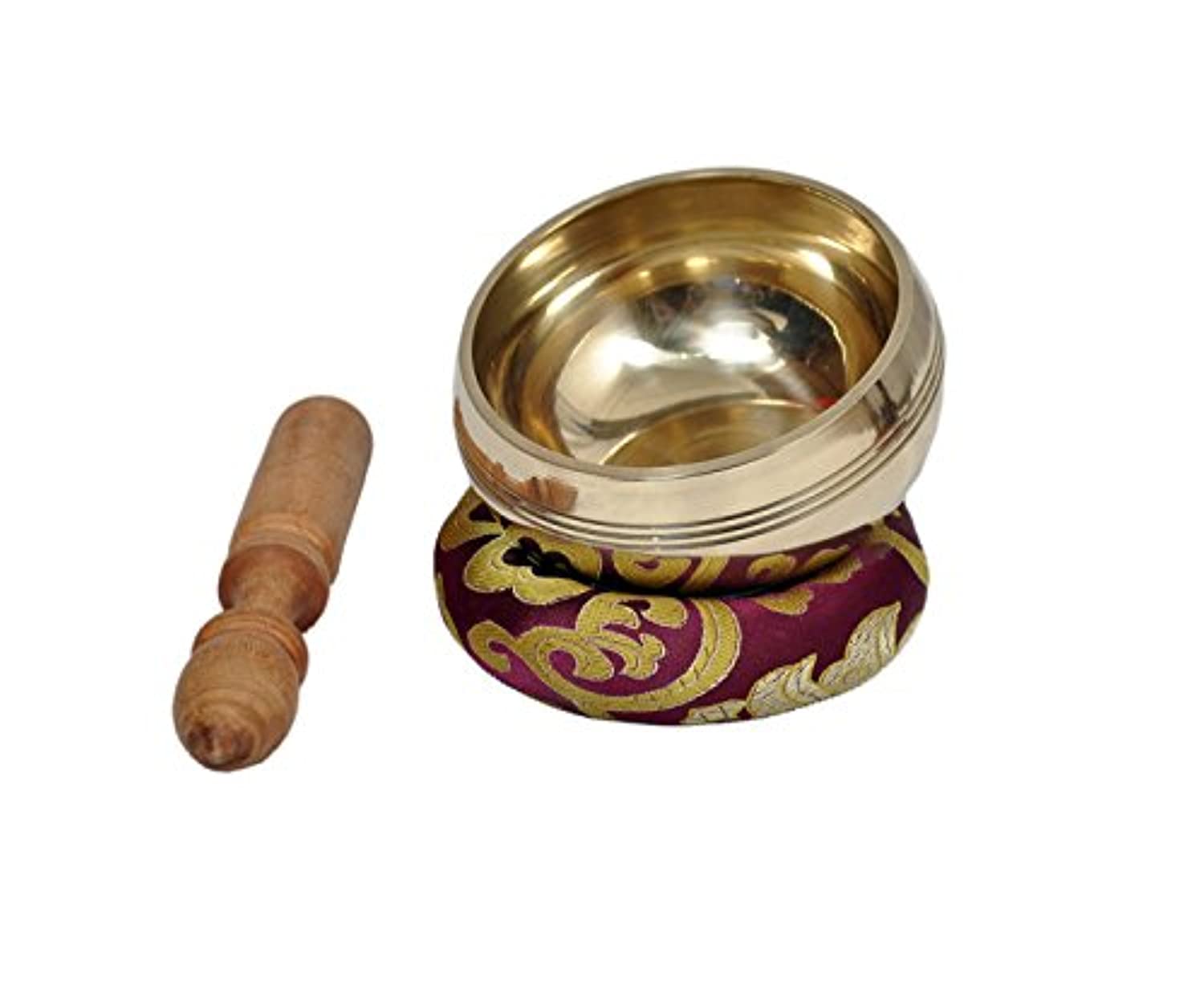 Store – Dharma – Cuenco Tibetano de meditación tibetano con Mallet & Seda Cojín
