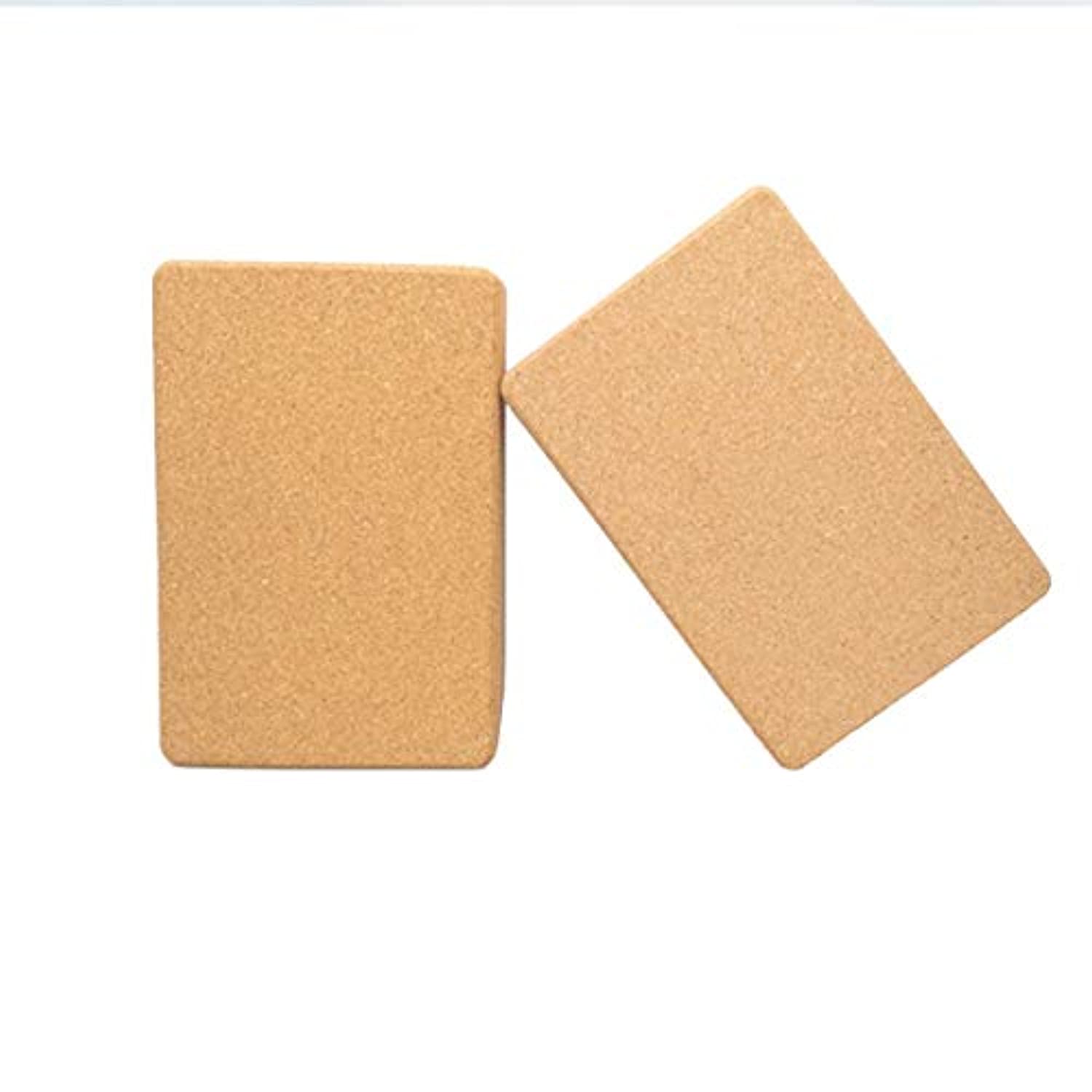 EFFYLIFE Bloque de yoga de corcho – Natural Eco Yoga Ladrillo | Bloque de yoga de alta densidad sostenible para ejercicios de madera para yoga, meditación, pilates, estiramiento (9