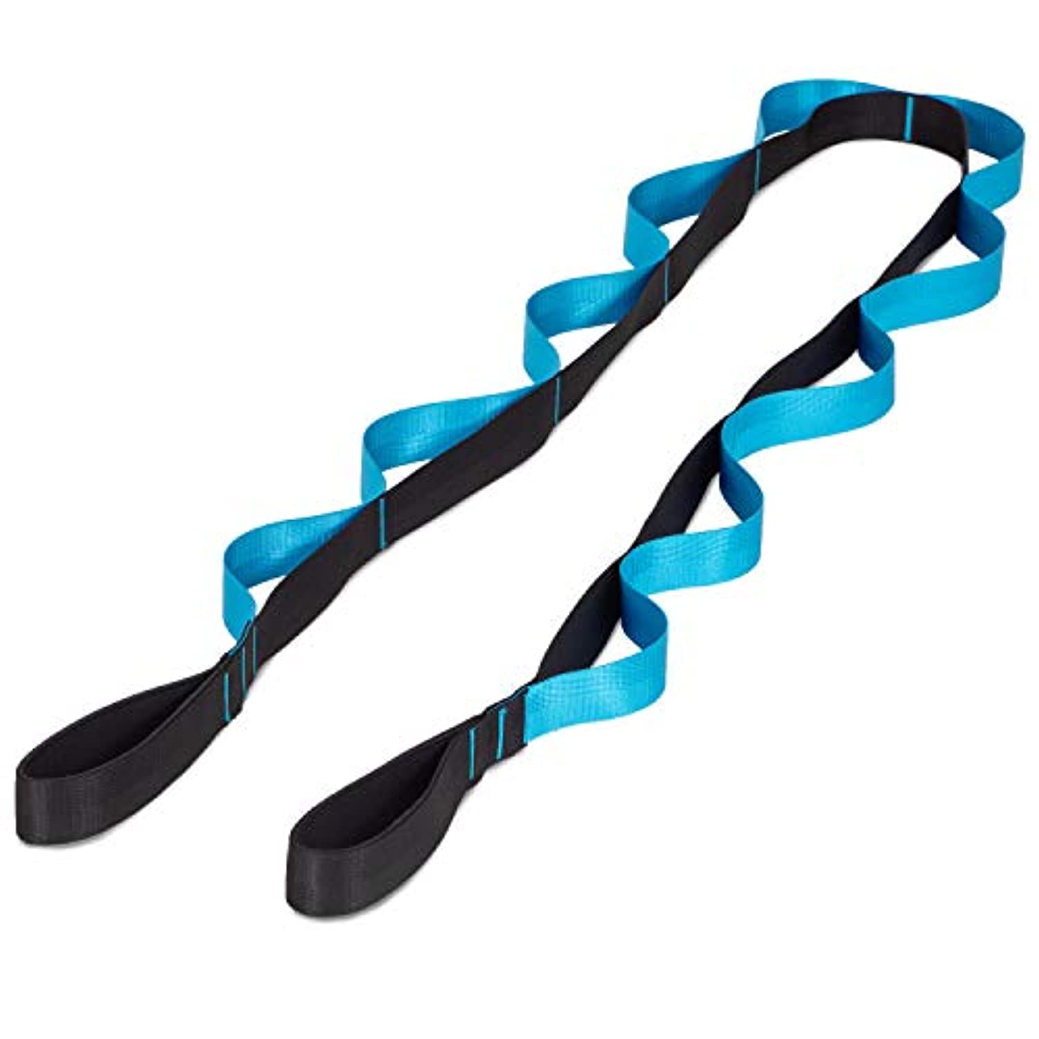 ProsourceFit - Correa de estiramiento multibucle, 8.0 ft para yoga