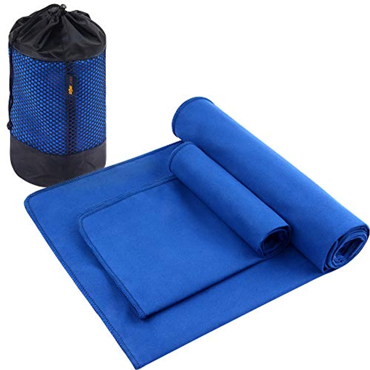 SUNLAND Toalla de yoga de microfibra absorbente de sudor suave antideslizante toalla de yoga caliente + toalla de mano 2 en 1 juego con bolsa de transporte, ideal para pilates Hot Yoga Bikram 24 pulgadas x 72 pulgadas