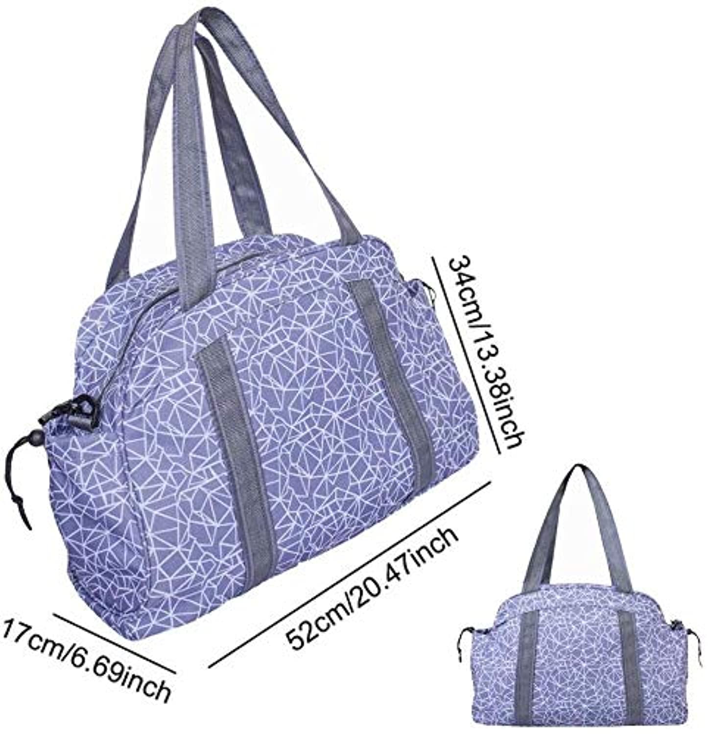 Fnoko - Bolsa de almacenamiento para esterilla de yoga, pilates, ropa y accesorios de gimnasio, gran capacidad