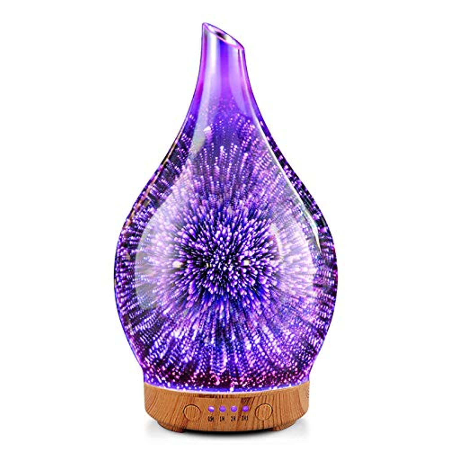 Porseme 9.5 fl oz 3D difusor de aceite esencial difusor aromaterapia difusores niebla fría sin agua auto apagado humidificador