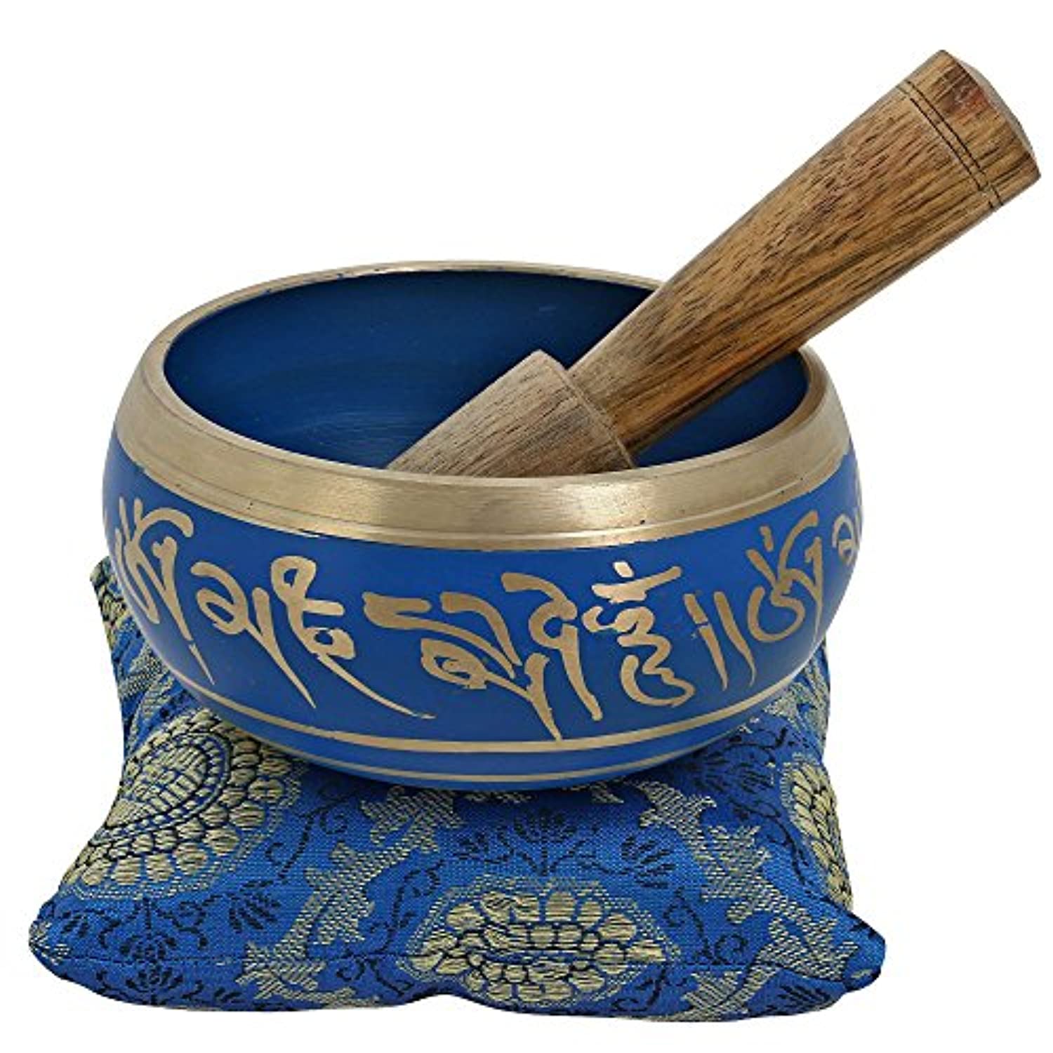 Tazón tibetano budista pintado a mano, 4