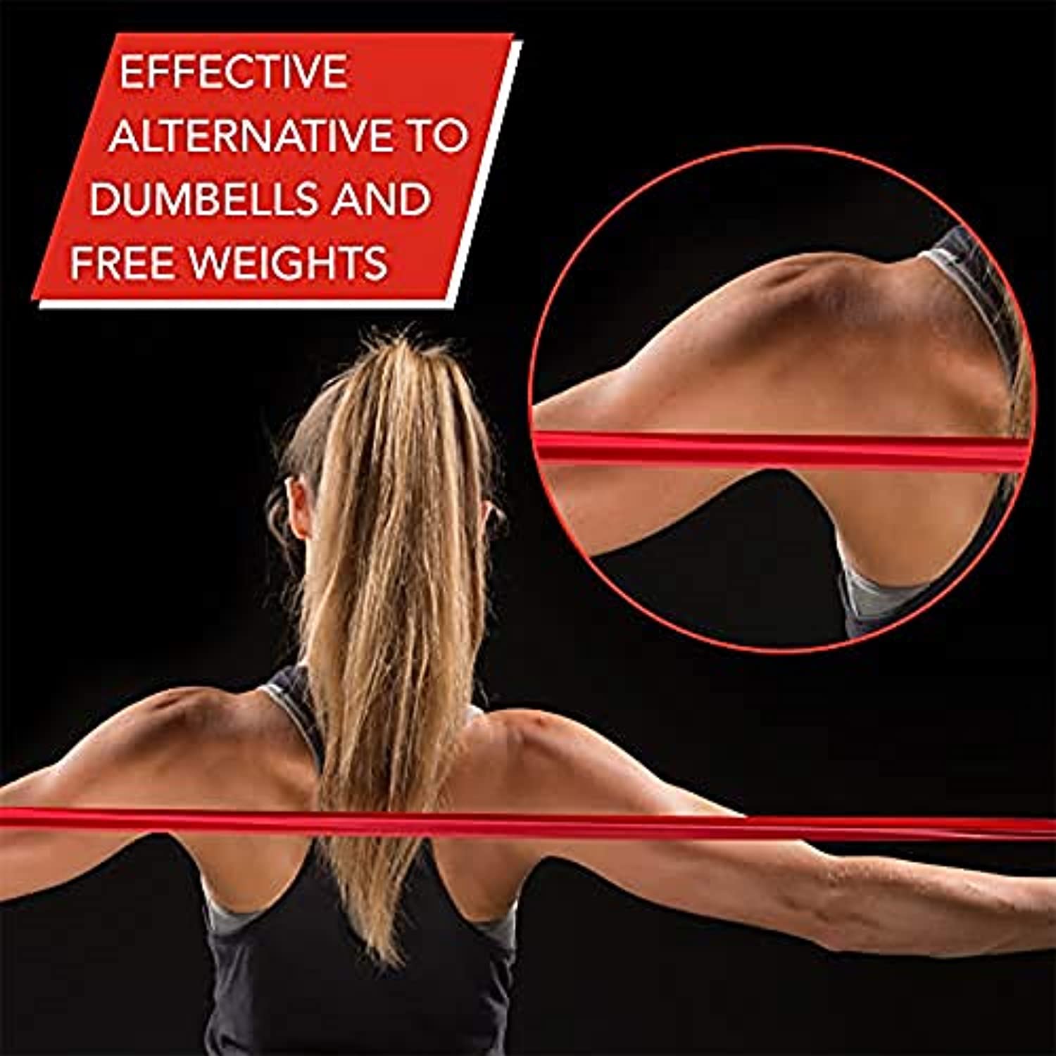 TheraBand Juego de bandas de resistencia de látex, bandas elásticas profesionales para ejercicios de cuerpo superior e inferior, terapia física, pilates, entrenamientos en casa y rehabilitación, .