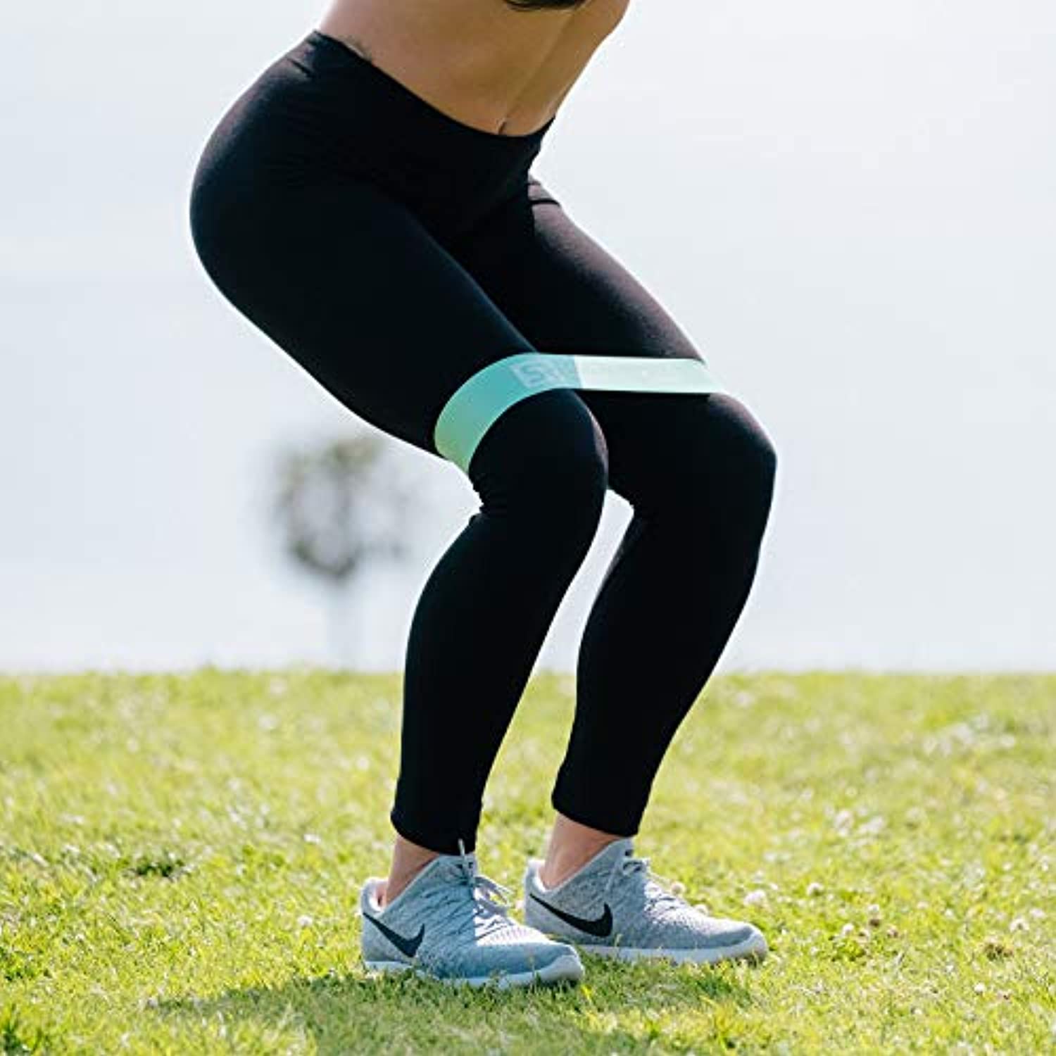 Bandas de resistencia Sweet Sweat Mini Loop | Bandas de cadera para sentadillas y estallidos | Mini bandas de terapia | Incluye bolsa de transporte de malla gratis