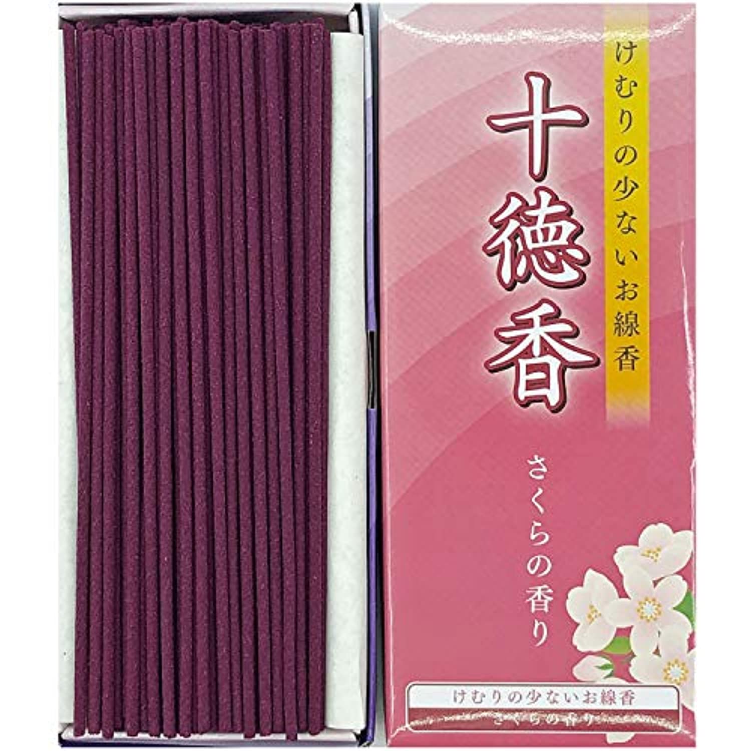 Jittoku-KOH - Varillas de incienso (220 varillas, 5.0 in de largo, aroma rico, menos humo, calidad japonesa)