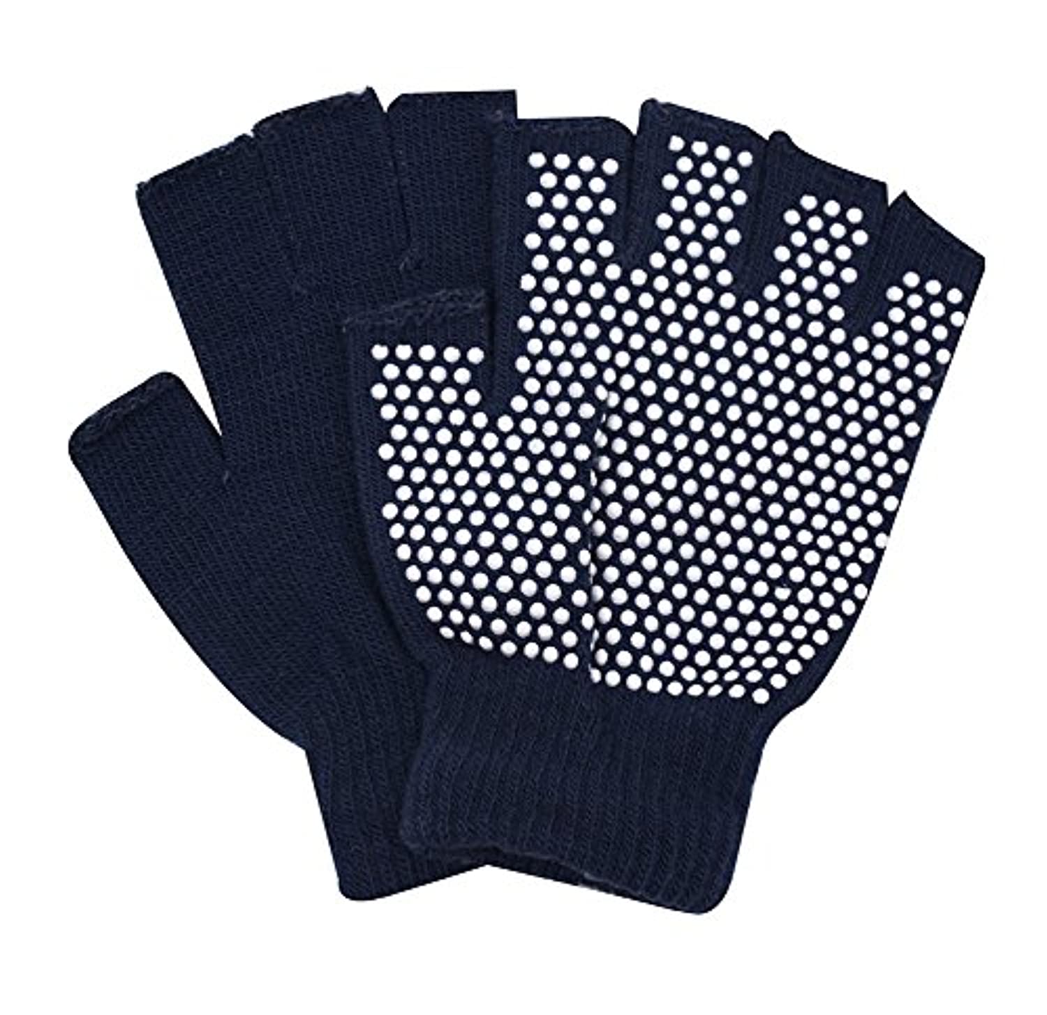 zaptex algodón Yoga Guantes Fingerless antideslizante unidades), diseño de 2