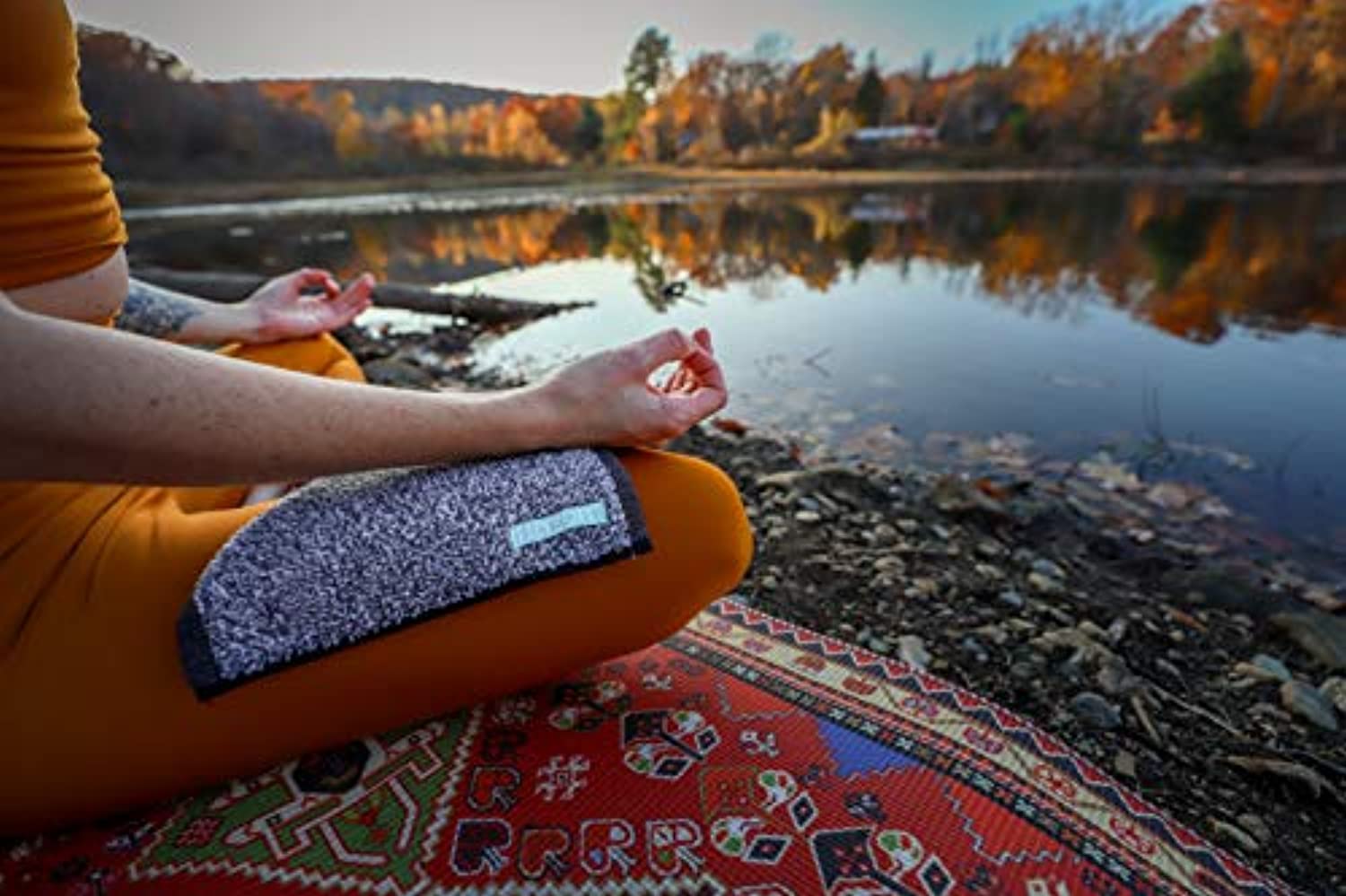 FACESOFT - Toalla de sudor para yoga con carbón activado, para desintoxicar tu piel mientras sudas, antimicrobiana, libre de microfibras nocivas, 1 paquete