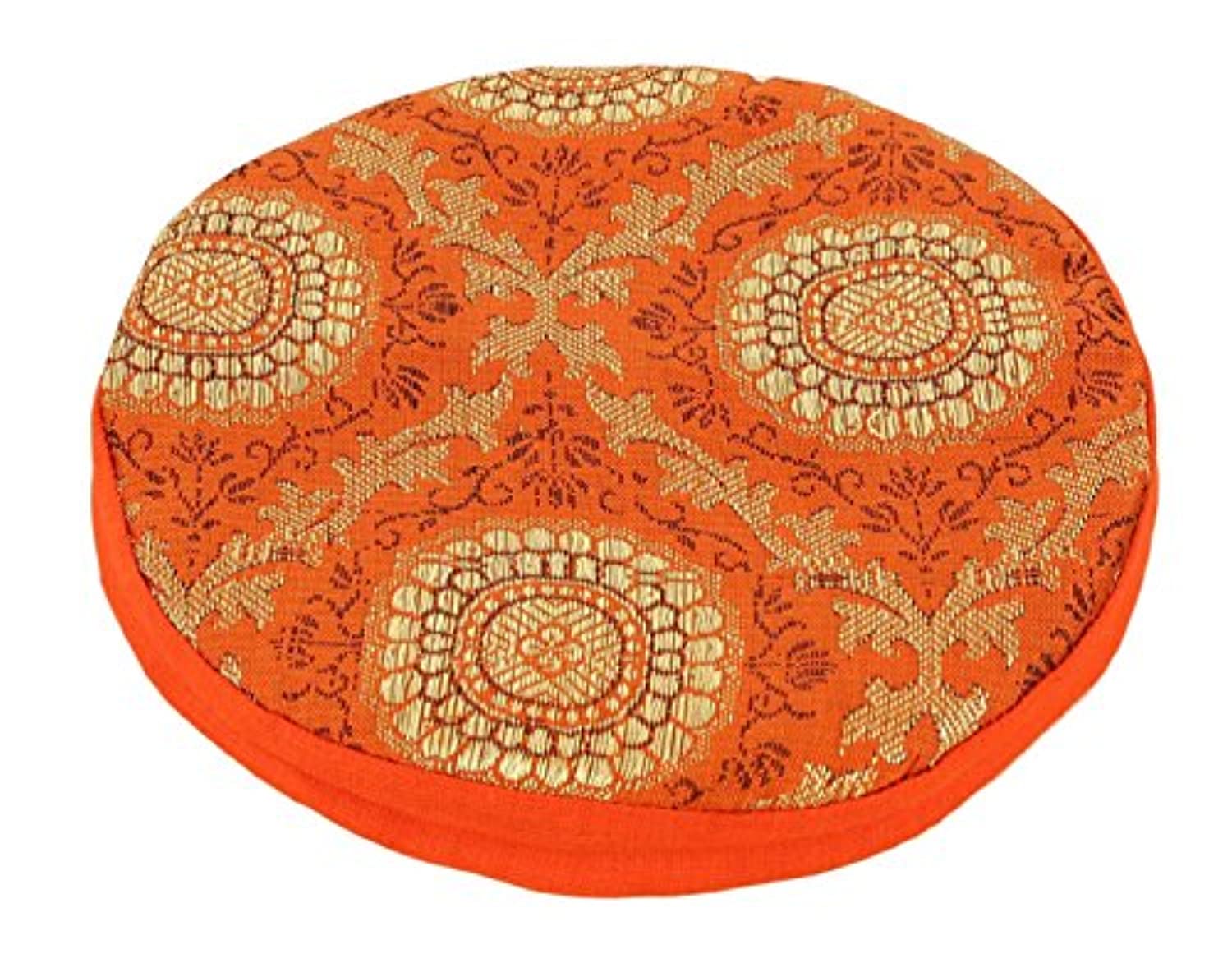 swadhistana Naranja Latón budista tazón Tibetano con cojín de la India para la curación sonido de meditación oración sintonizado a la 2th Ombligo Chakra