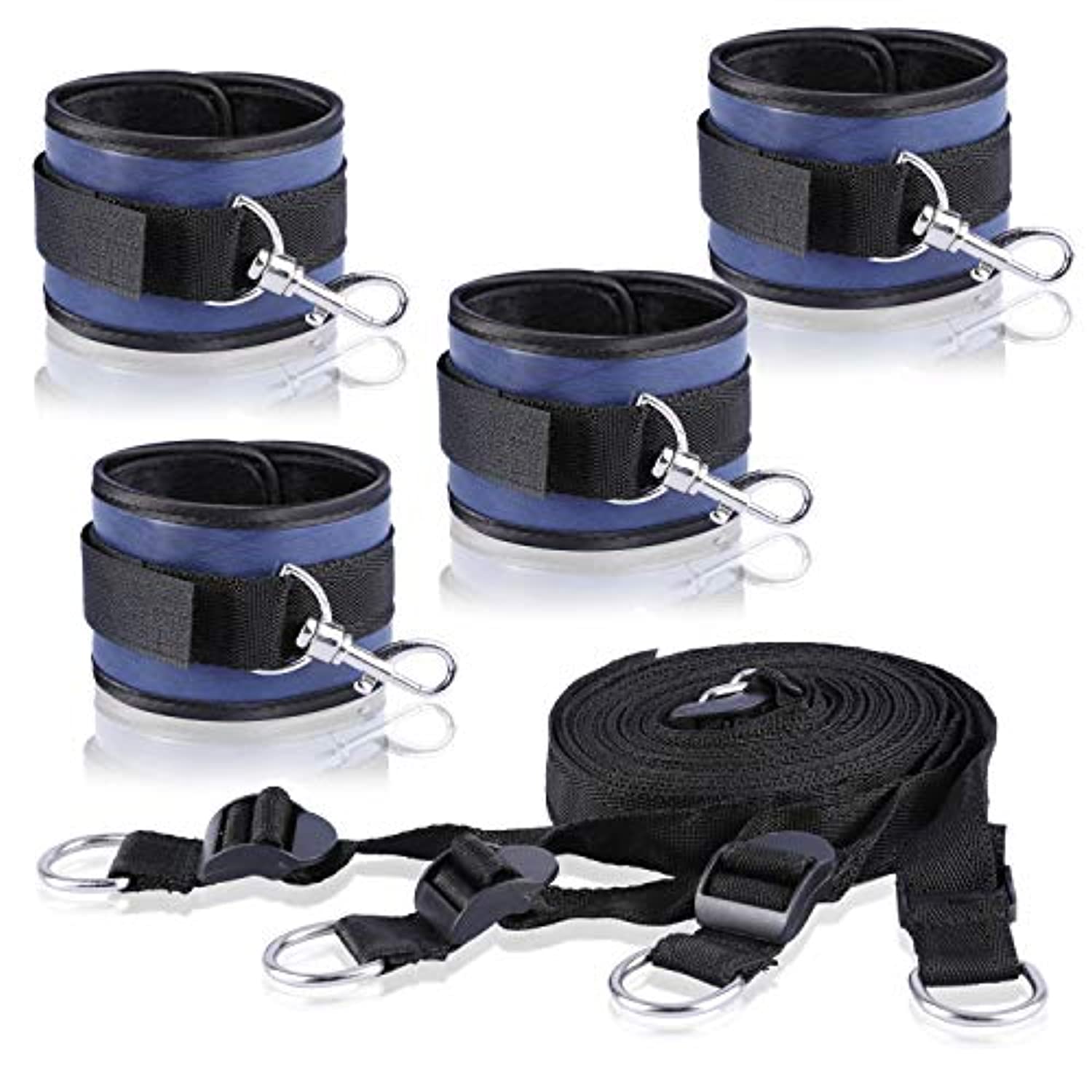 Cyan Phoebe - Correas de yoga, tamaño ajustable, para casi cualquier tamaño de colchón y para todas las personas